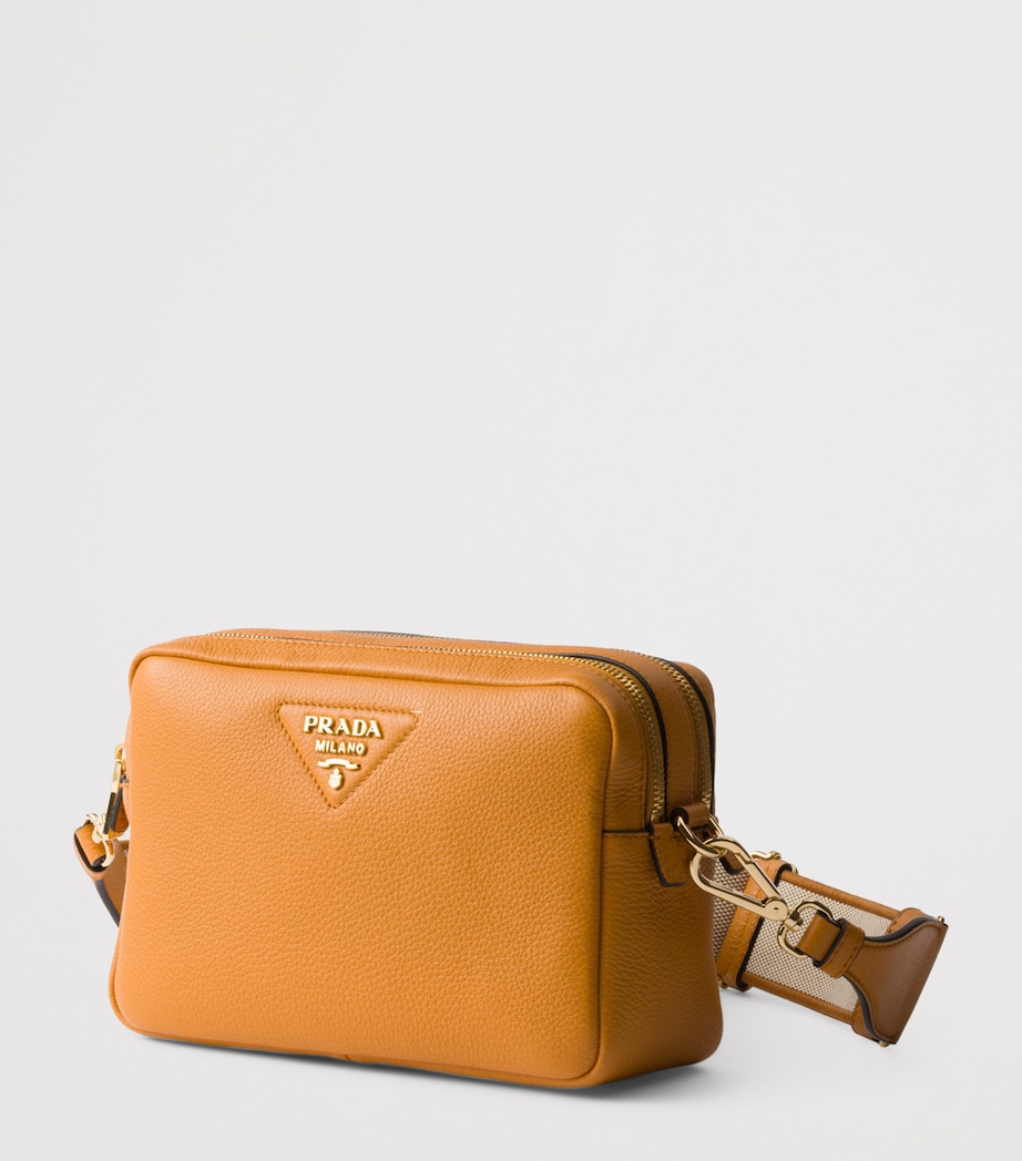 Small Leather Cross-Body Bag F04GV Image 2