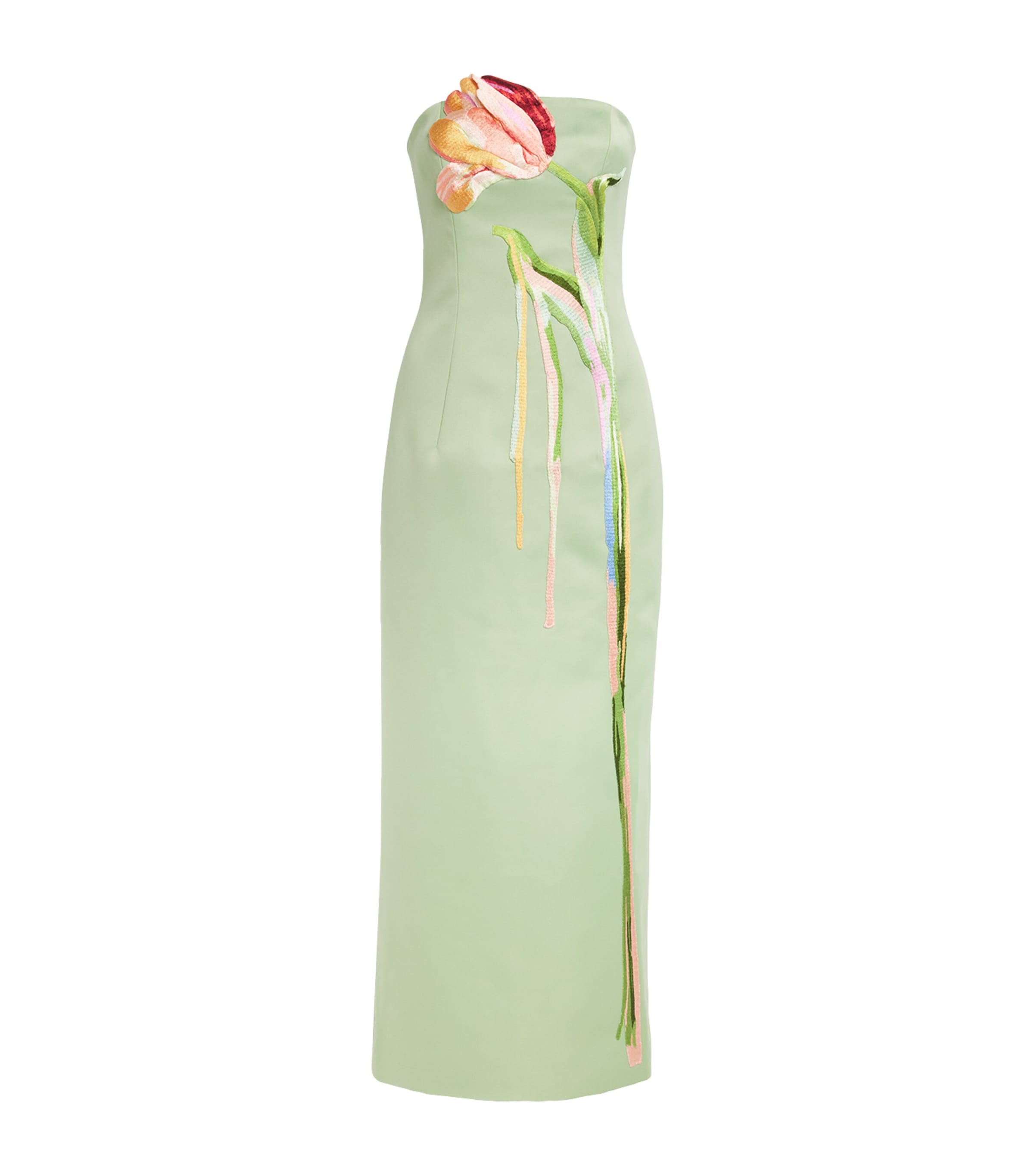 LEO LIN Marilyn Bustier Maxi Dress in Green - size Aus 8/US 4