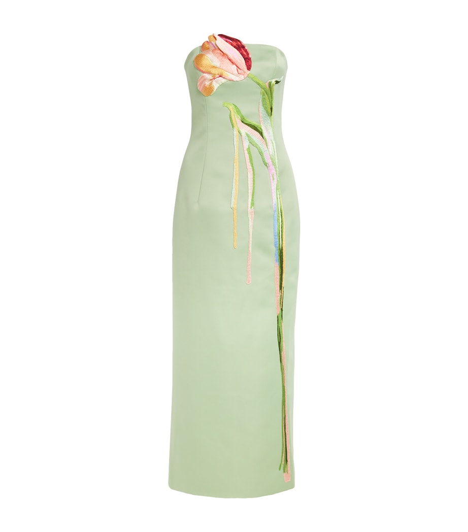 LEO LIN Marilyn Bustier Maxi Dress in Green - size Aus 8/US 4 LEO LIN Marilyn Bustier Maxi Dress in Green - size Aus 8/US 4
