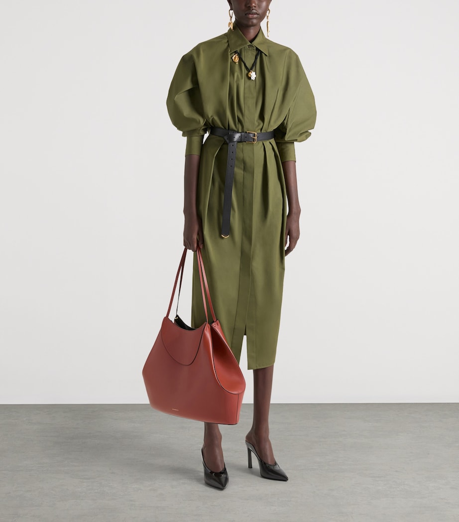 Givenchy Medium Leather Facet Shoulder Bag Terracotta Image 2