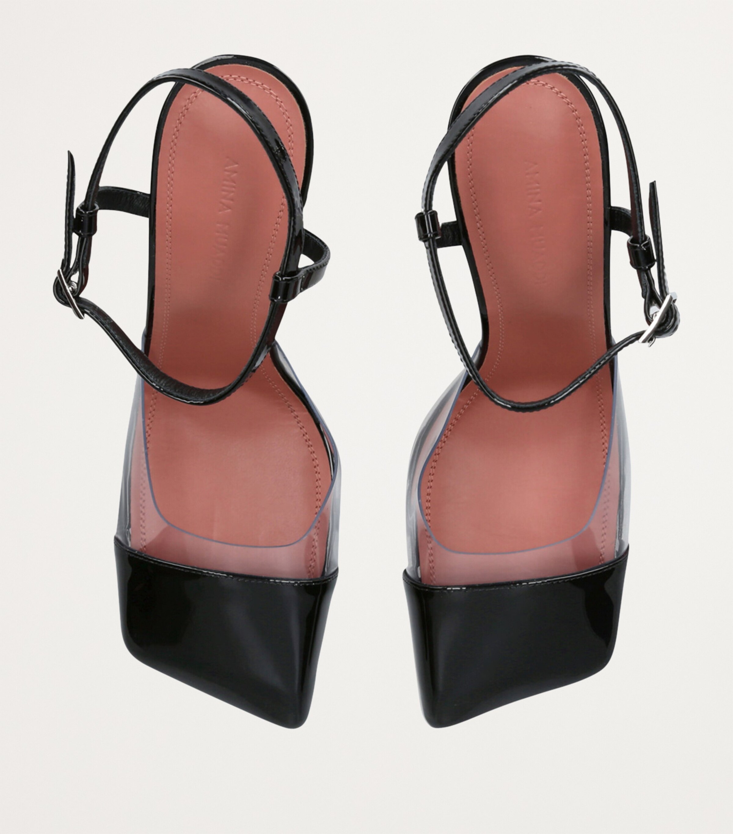 Patent Leather Charlotte Glass Pumps 95 BLACK/COMB Image 4