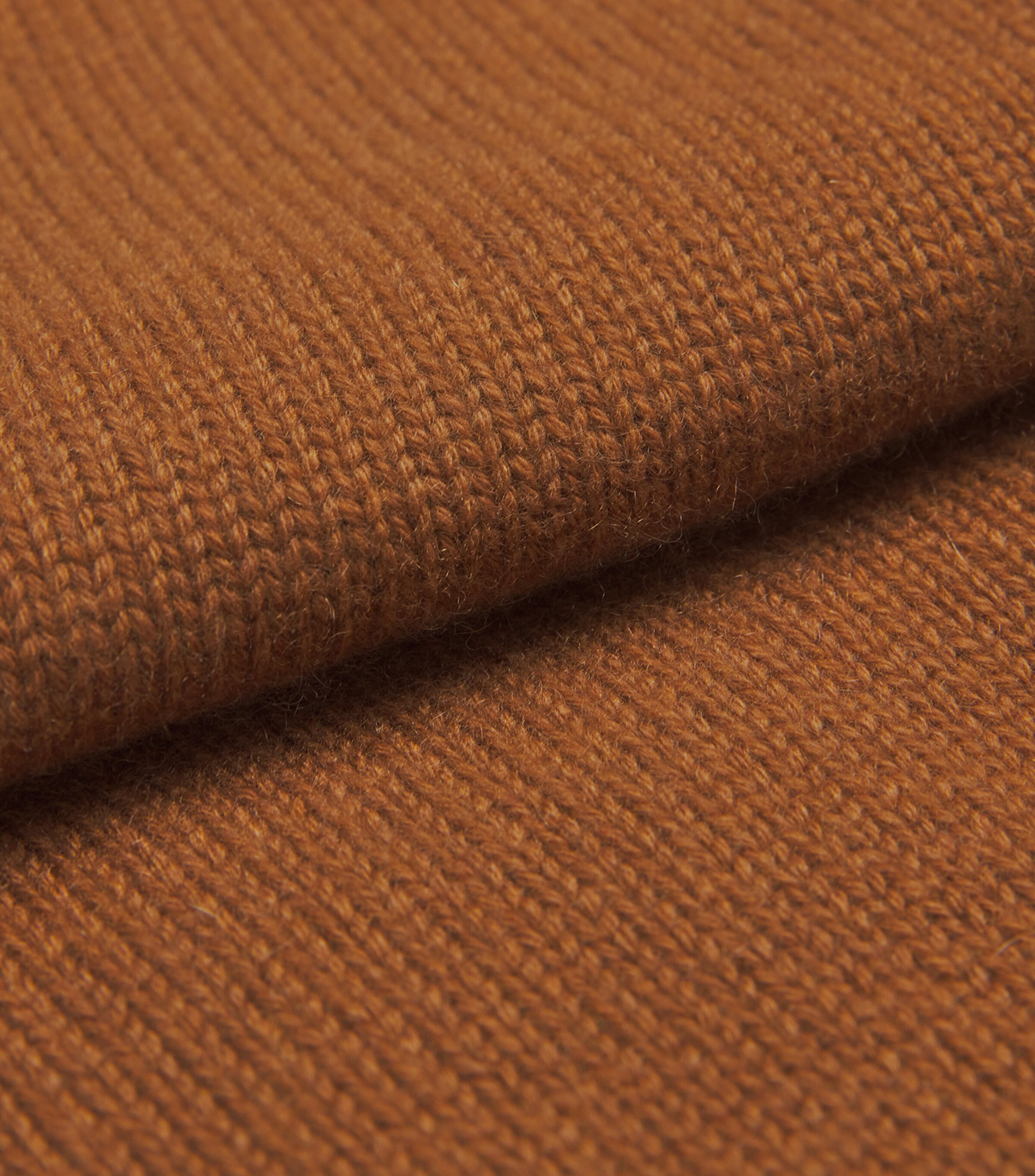 Cashmere Ribbed-Sleeve Sweater SB4620 DARK CAMEL Image 5