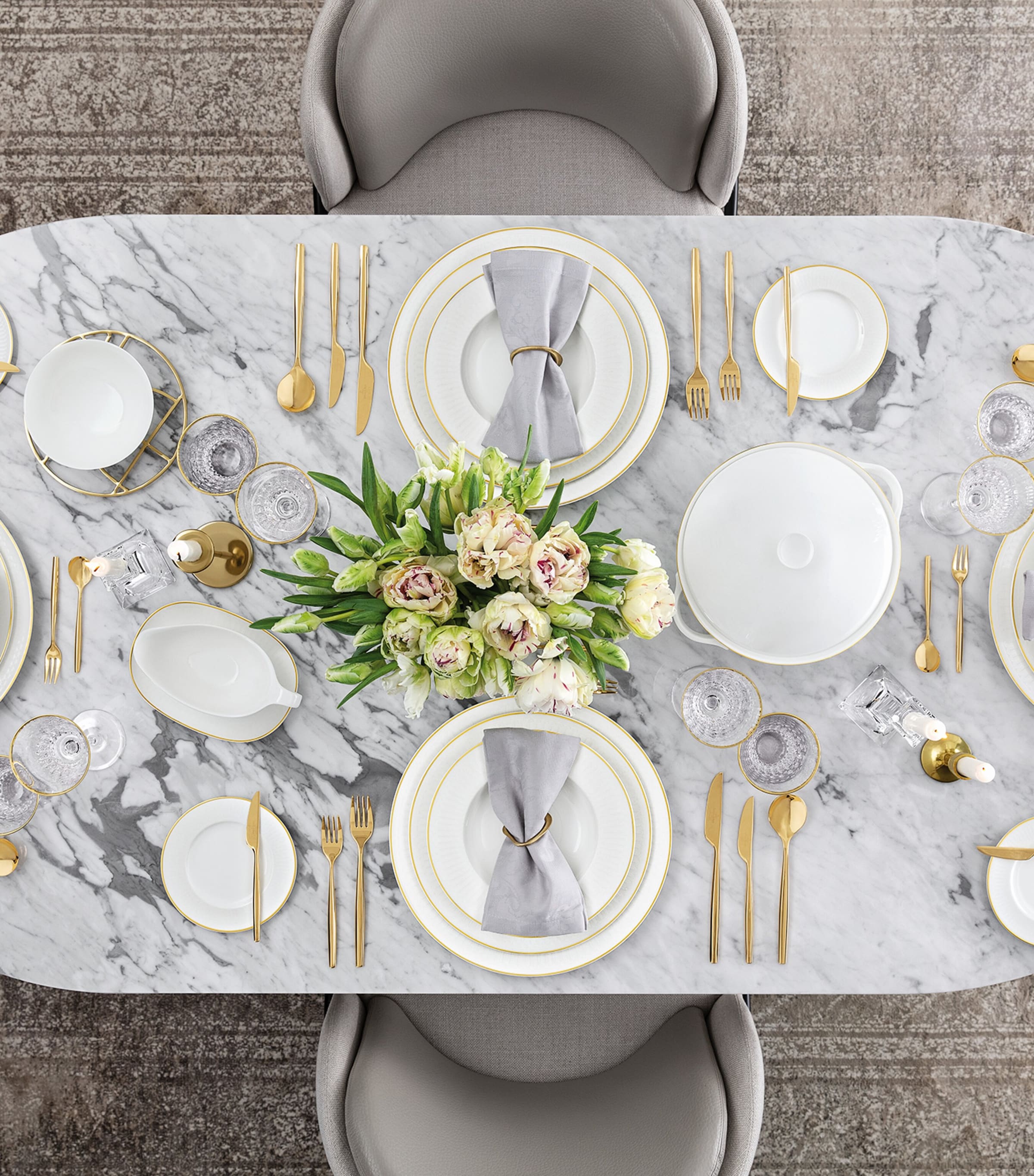 Bone Porcelain Château Septfontaines Soup Tureen WHITE Image 2