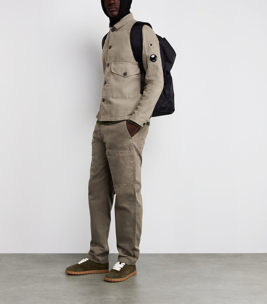 Cotton Drill Overshirt 356 FALLEN ROCK Image 2