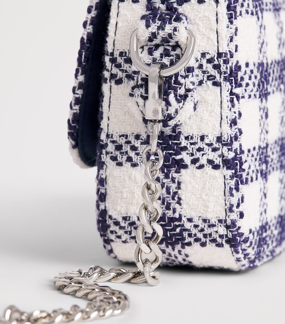 Check Bouclé Bag NAVY Image 4