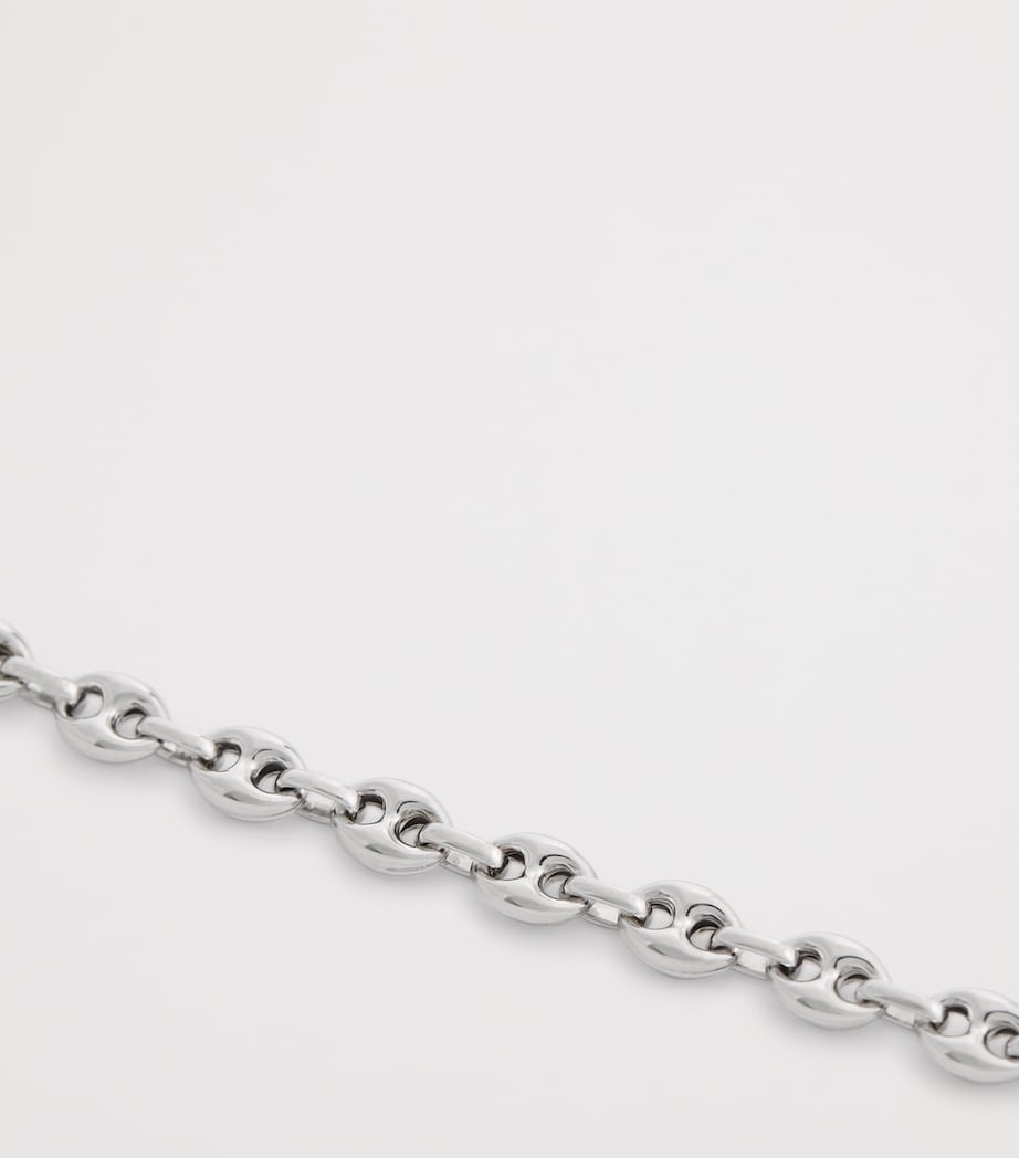 Sterling Silver Marine Link Chain Bracelet SILVER COLOUR Image 3