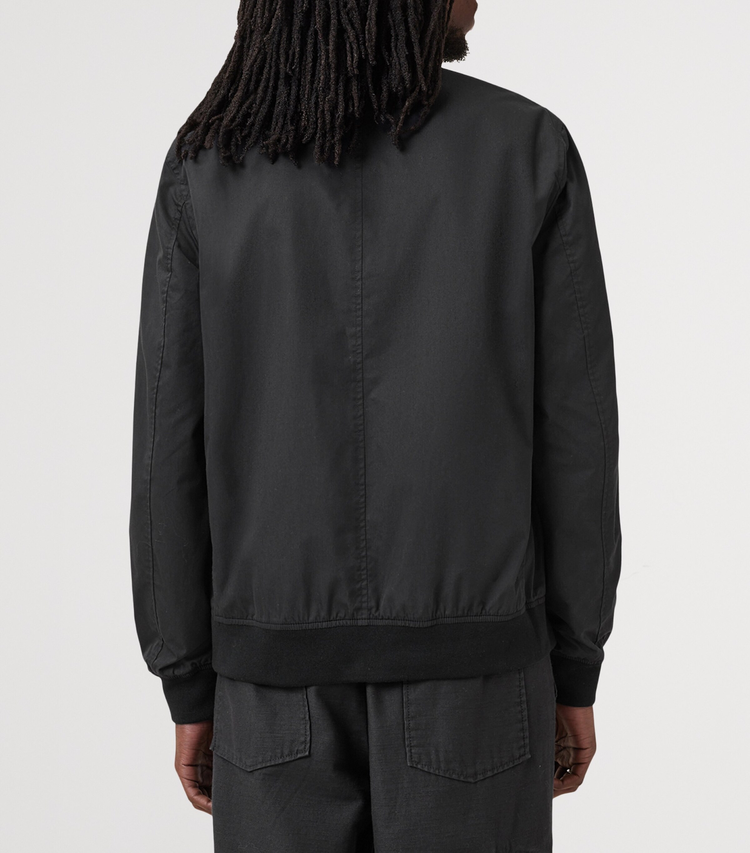 Reversible Bassett Bomber Jacket BLACK/DULL GREEN Image 7