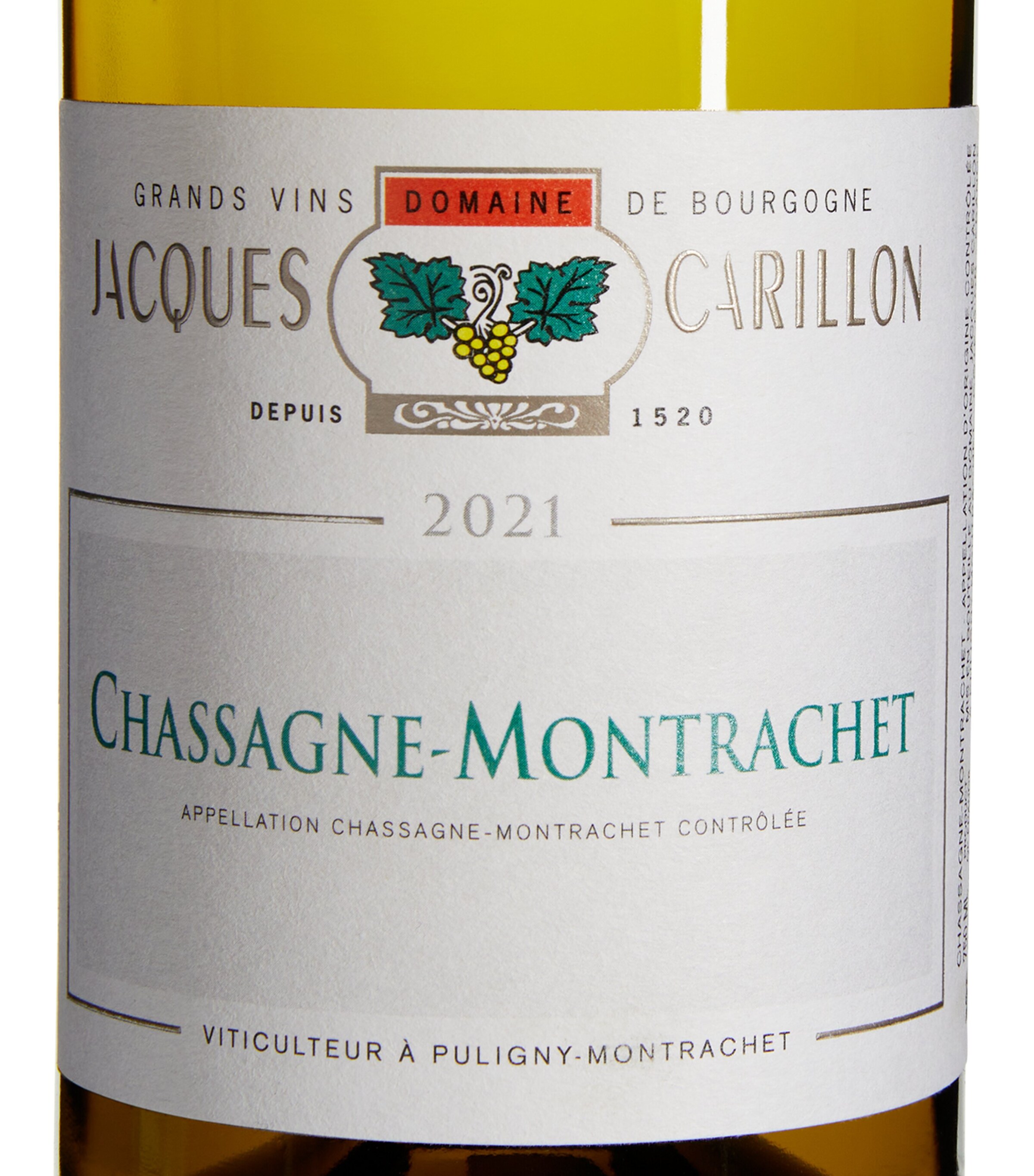 Domaine Jacques Carillon Domaine Jacques Carillon Chassagne-Montrachet 2021 (75cl) - Burgundy, France Image 2