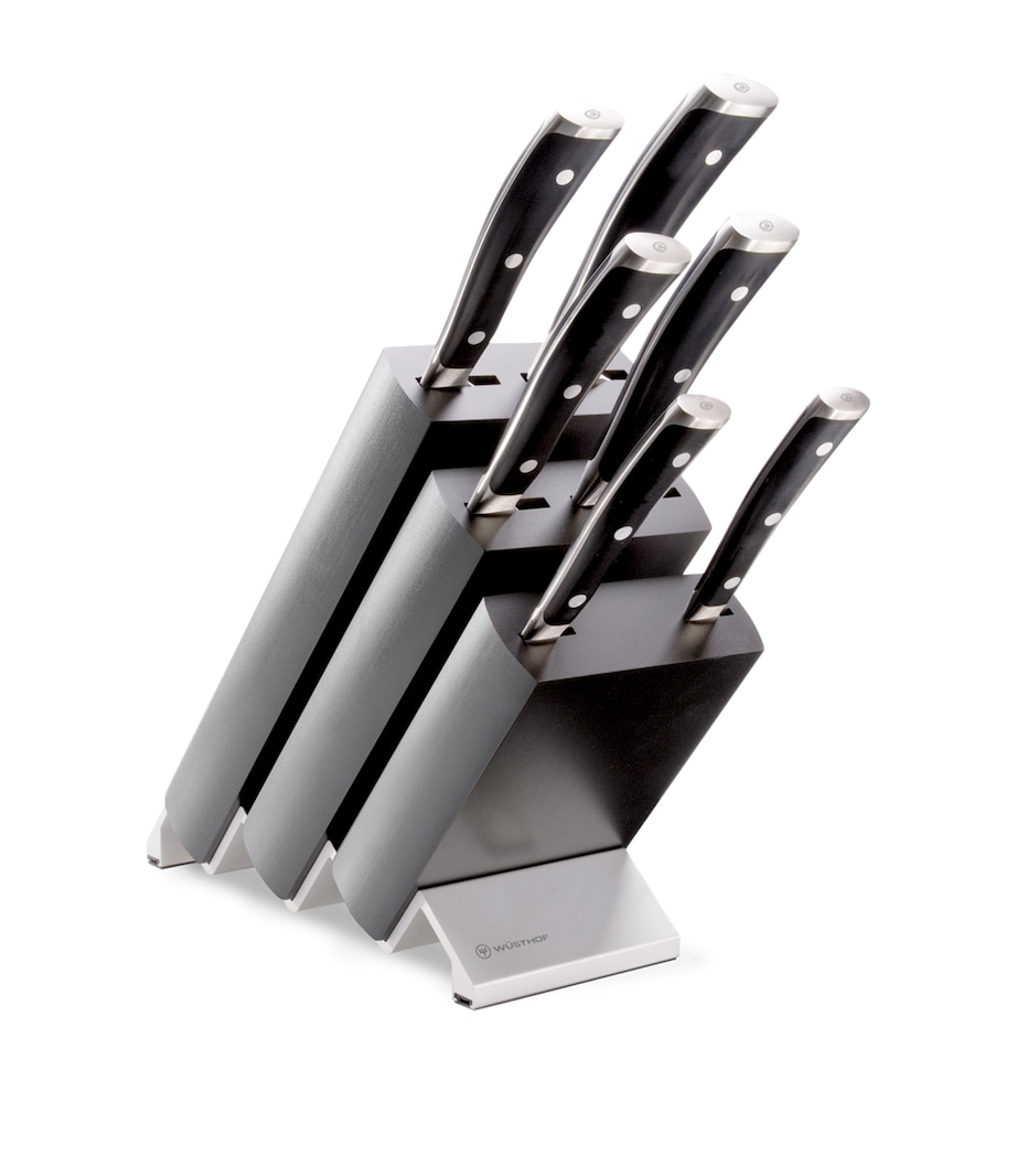 Classic Ikon Knife and Block Set BLACK Image 1