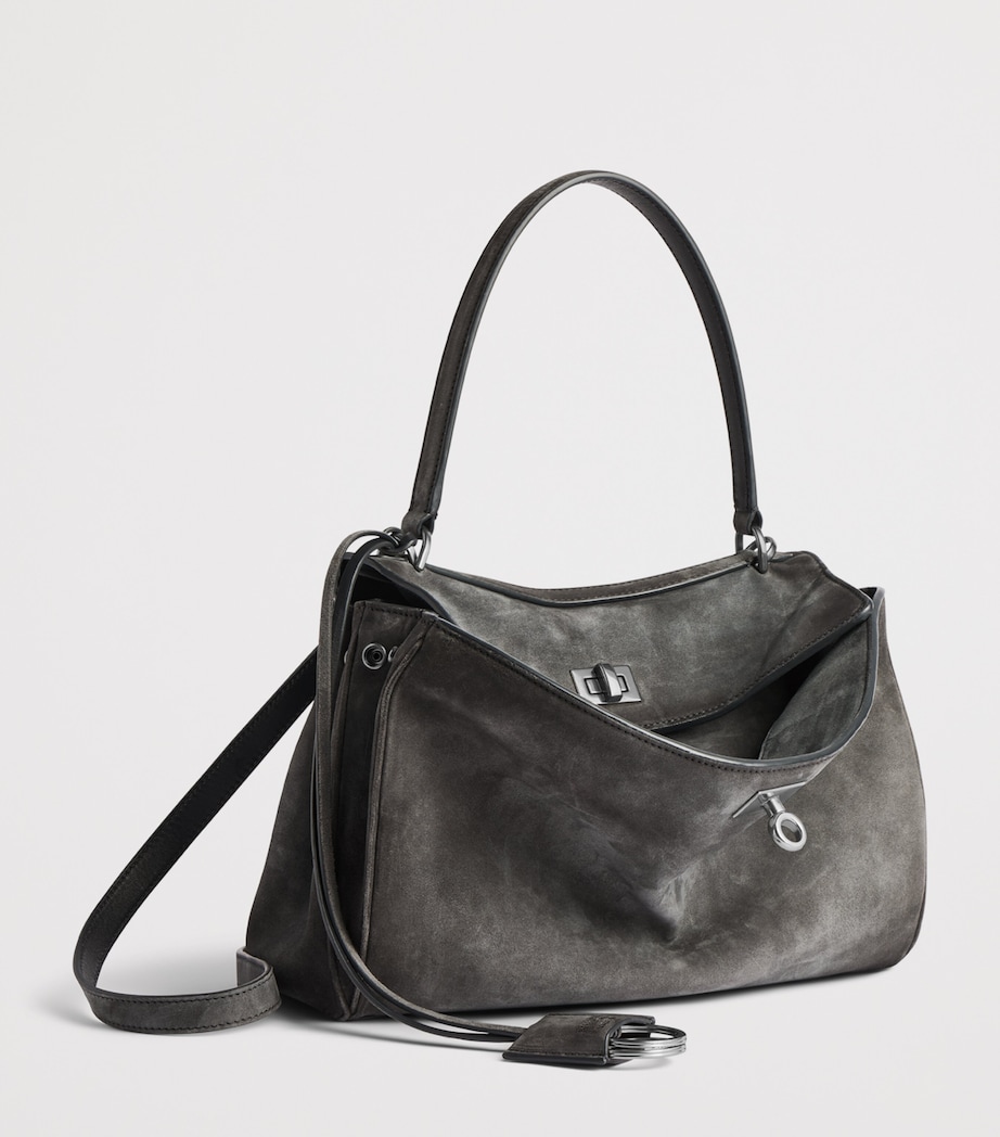 Small Suede Rodeo Top-Handle Bag 1143 Image 5