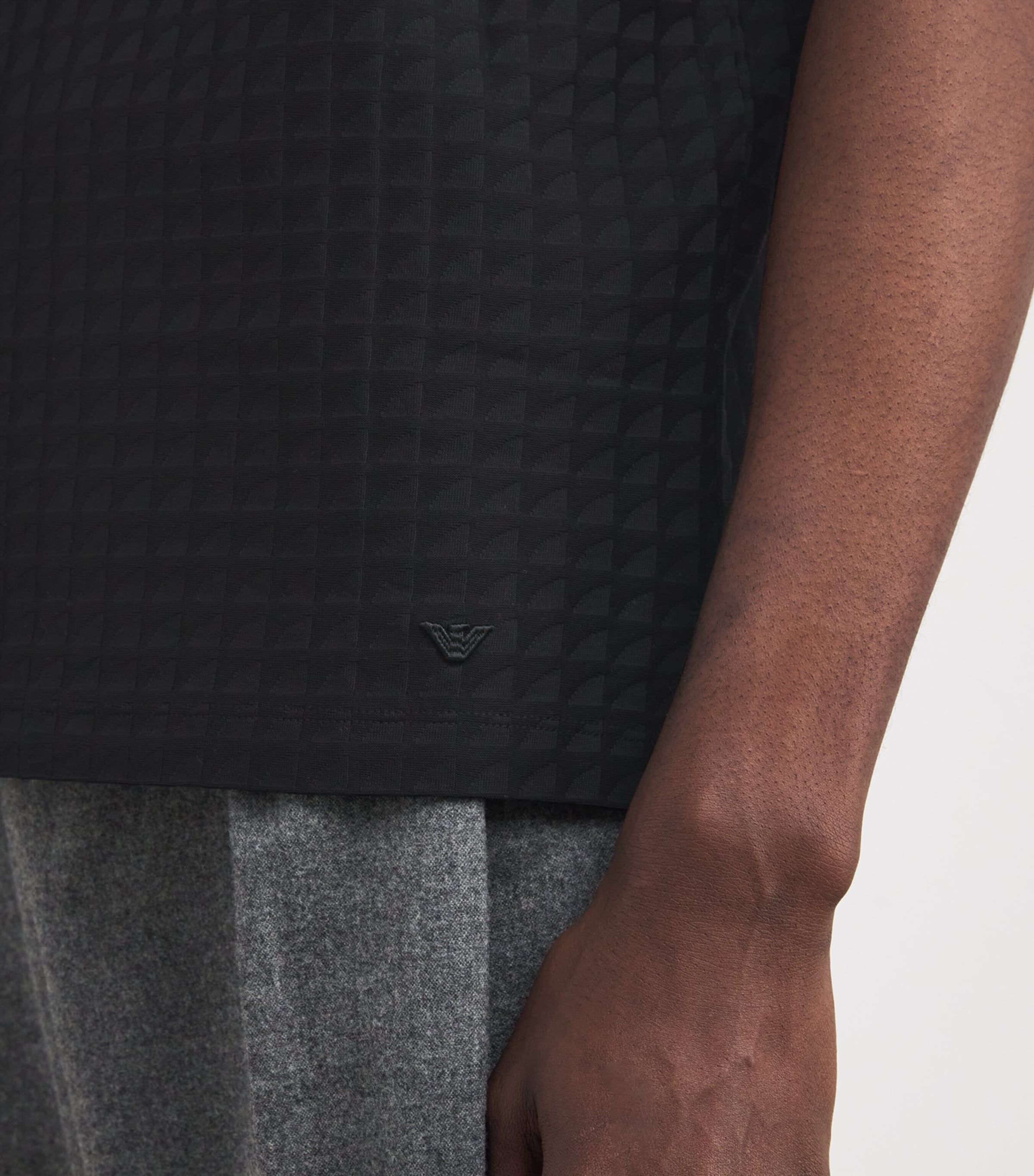 Cotton Jacquard Polo Shirt FC231 Image 6