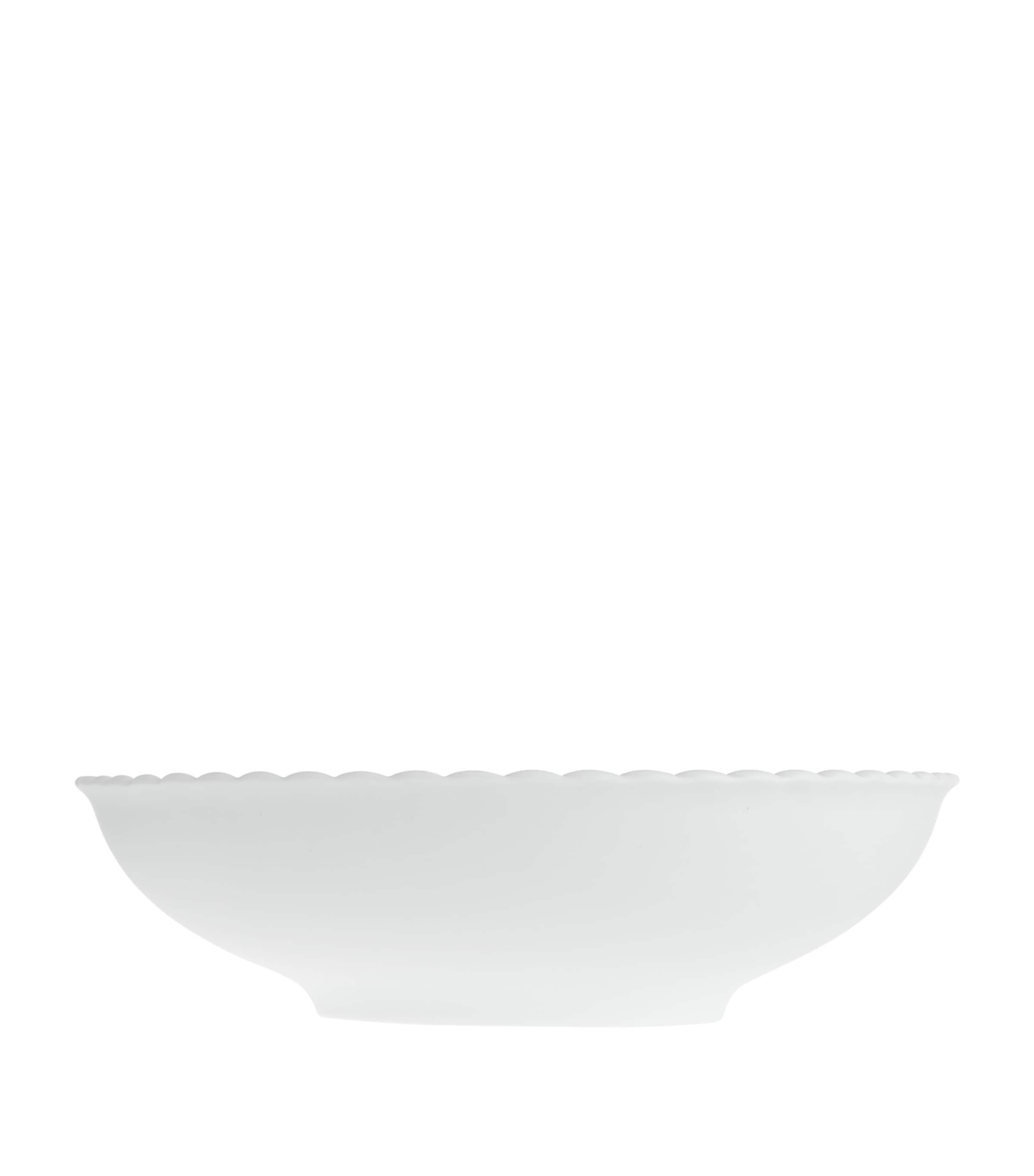Porcelain Babylone Pasta Plate (21cm) WHITE Image 2