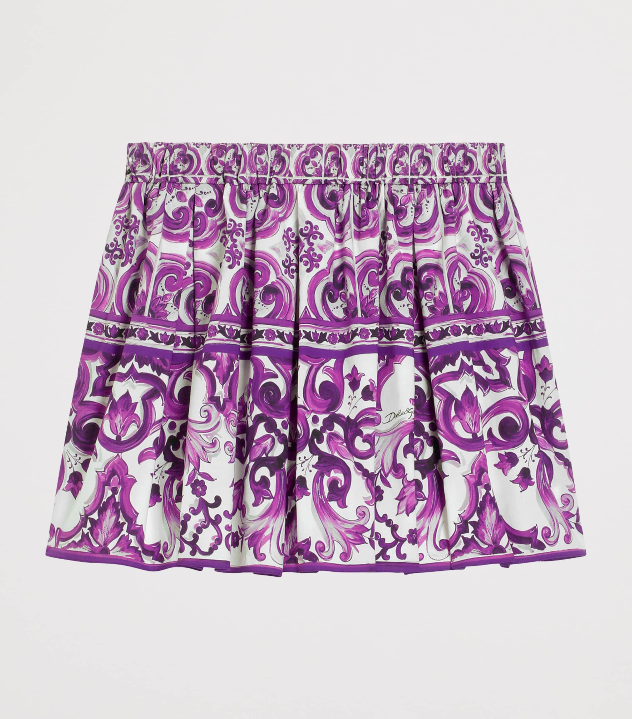 Cotton Printed Skirt (8-12 Years) IP3TN-MIX MAIOLI Image 2