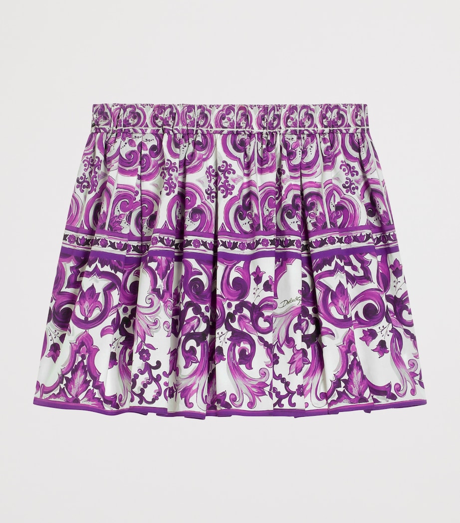 Cotton Printed Skirt (8-12 Years) IP3TN-MIX MAIOLI Image 2
