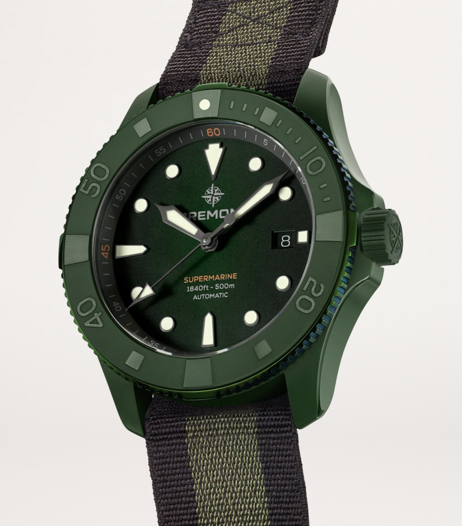 Ceramic Supermarine Watch 43mm GREEN Image 8