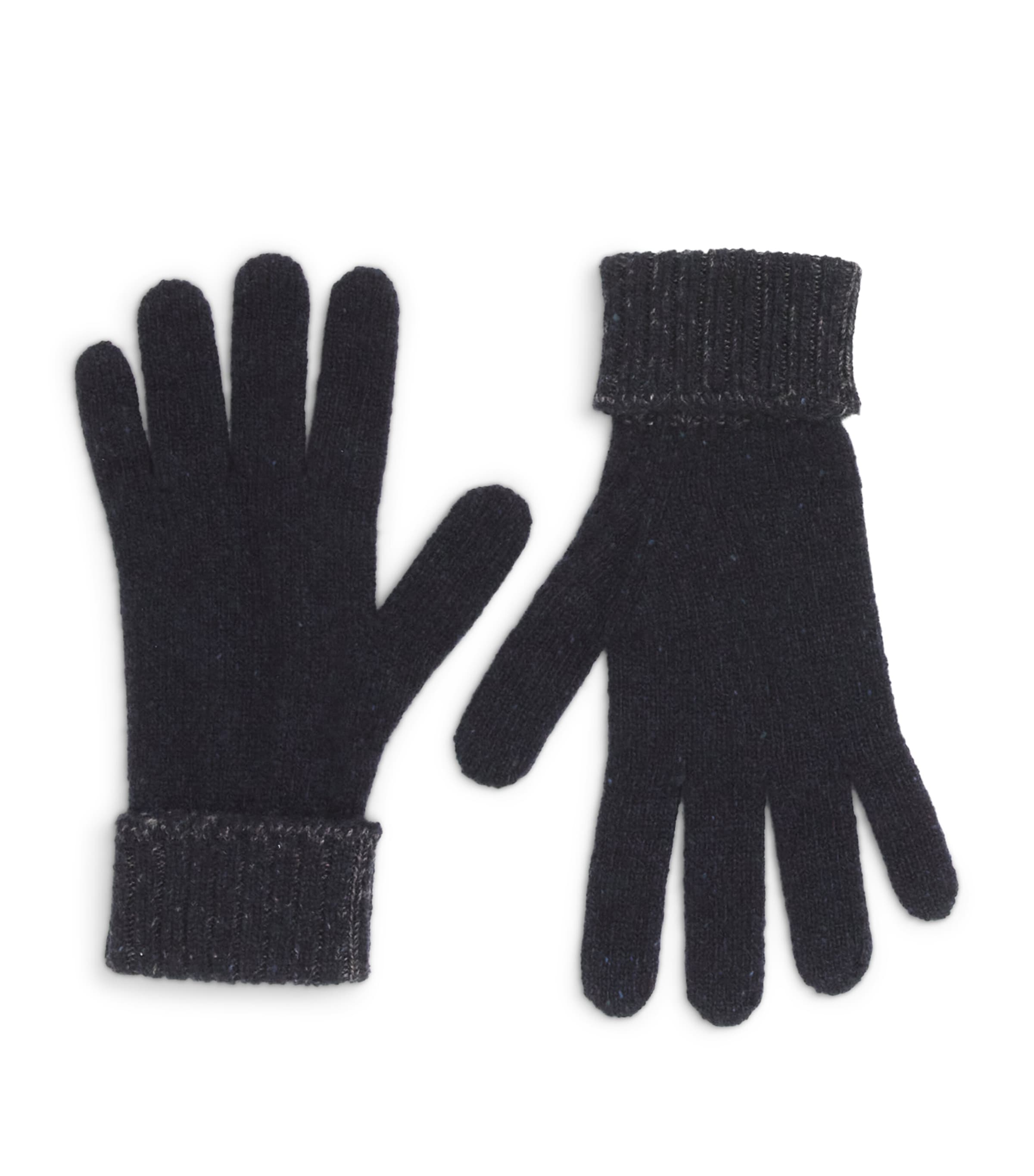 Johnstons Of Elgin Cashmere Donegal Gloves In Navy