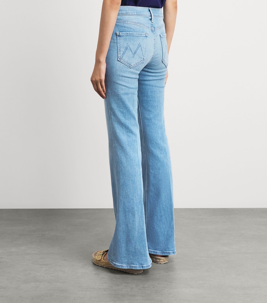 MOTHER Womens The Doozy Flared Jeans Room Service Image 5
