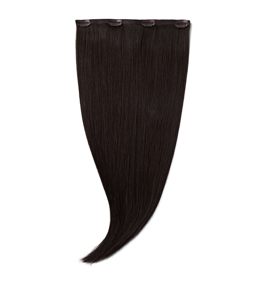 Beauty Works x Huda BARELY THERE Mix & Match Volumiser Clip-In Hair Extensions (20") RAVEN Image 1