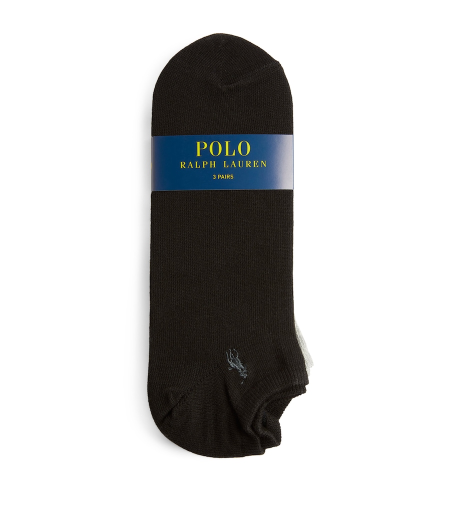 Trainer Socks (Pack of 3) BLACK/GREY/WHITE Image 1