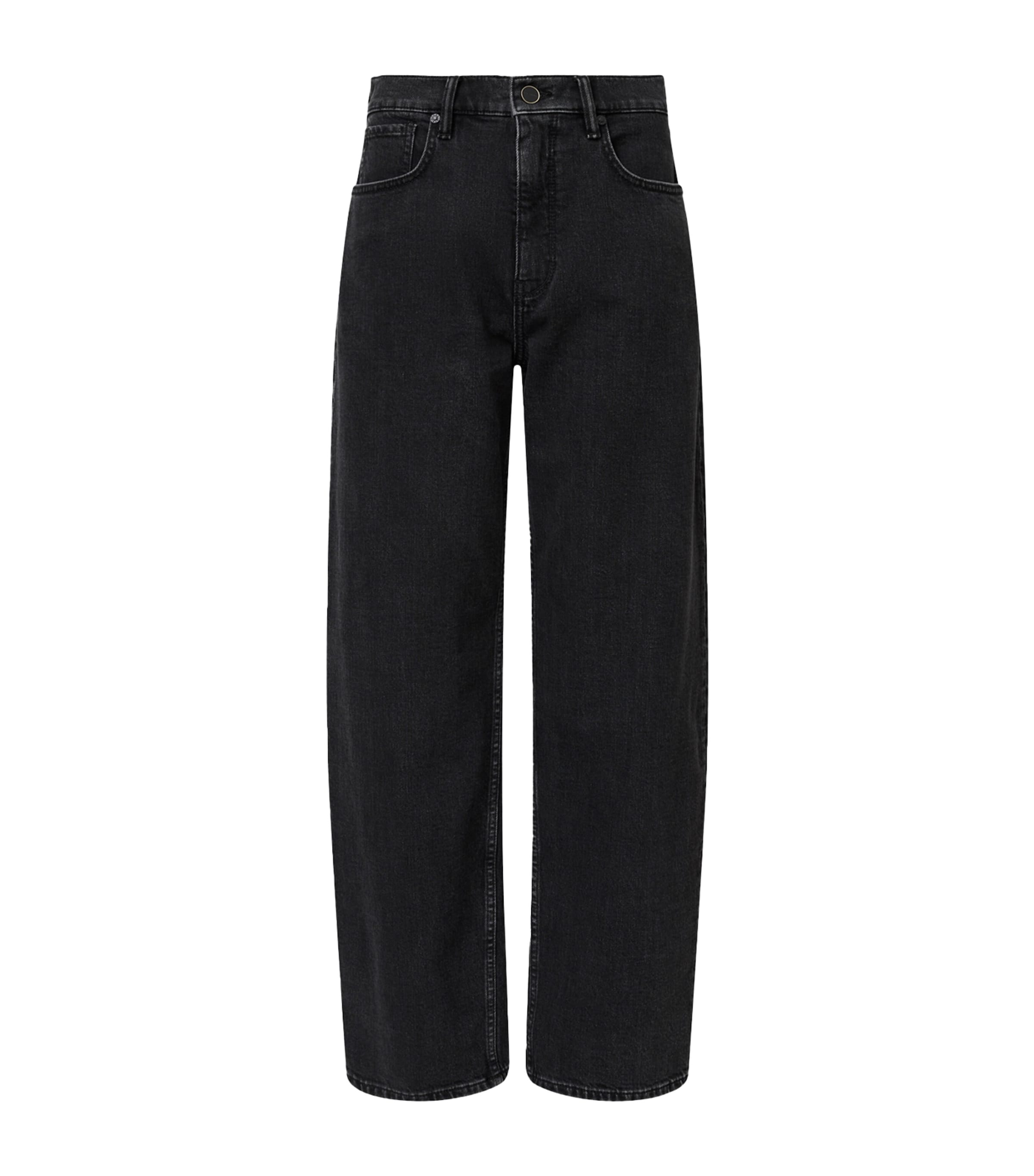 Sadie Barrel-Leg Jeans WASHED BLACK Image 1