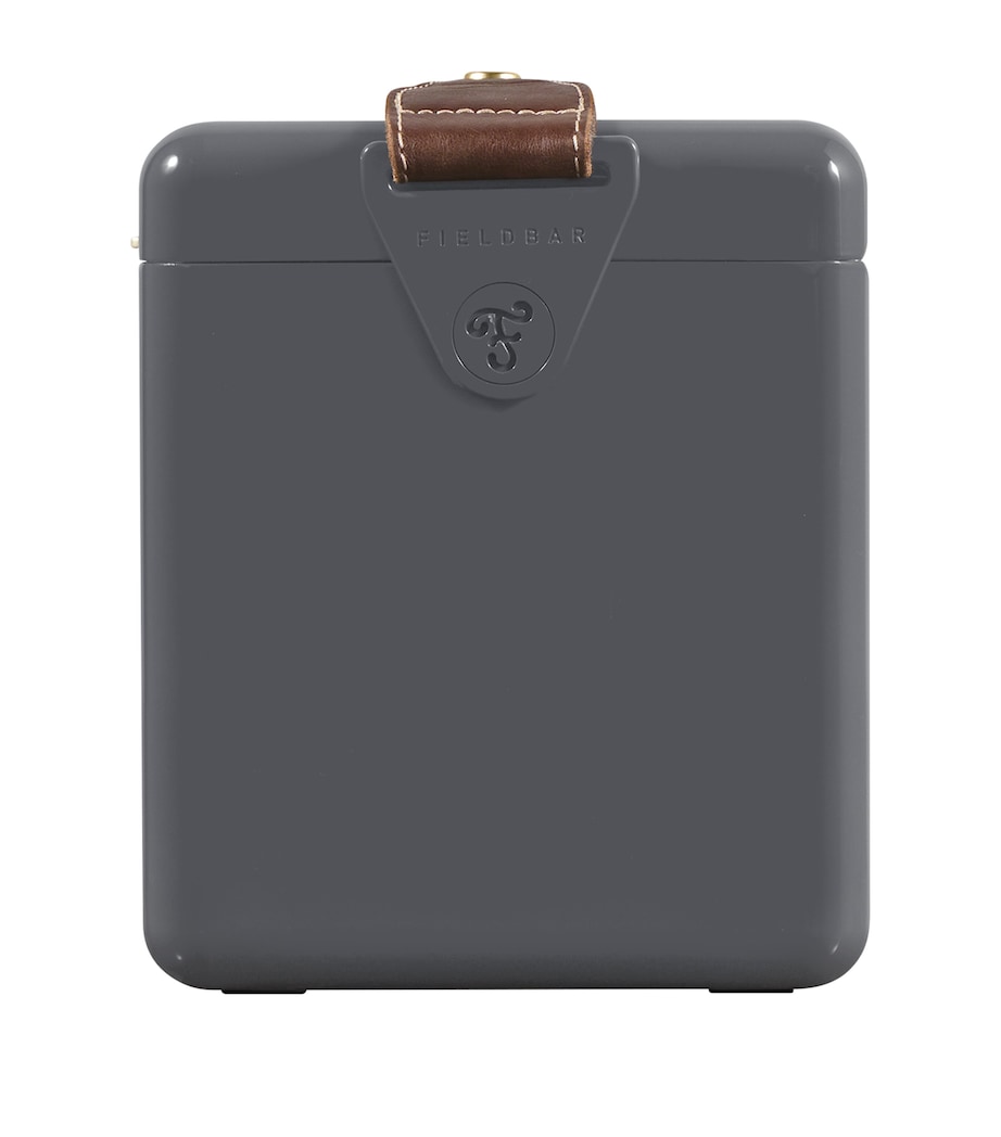 Mini Bar Cooler Box with Leather Sling (4L) GREY Image 10