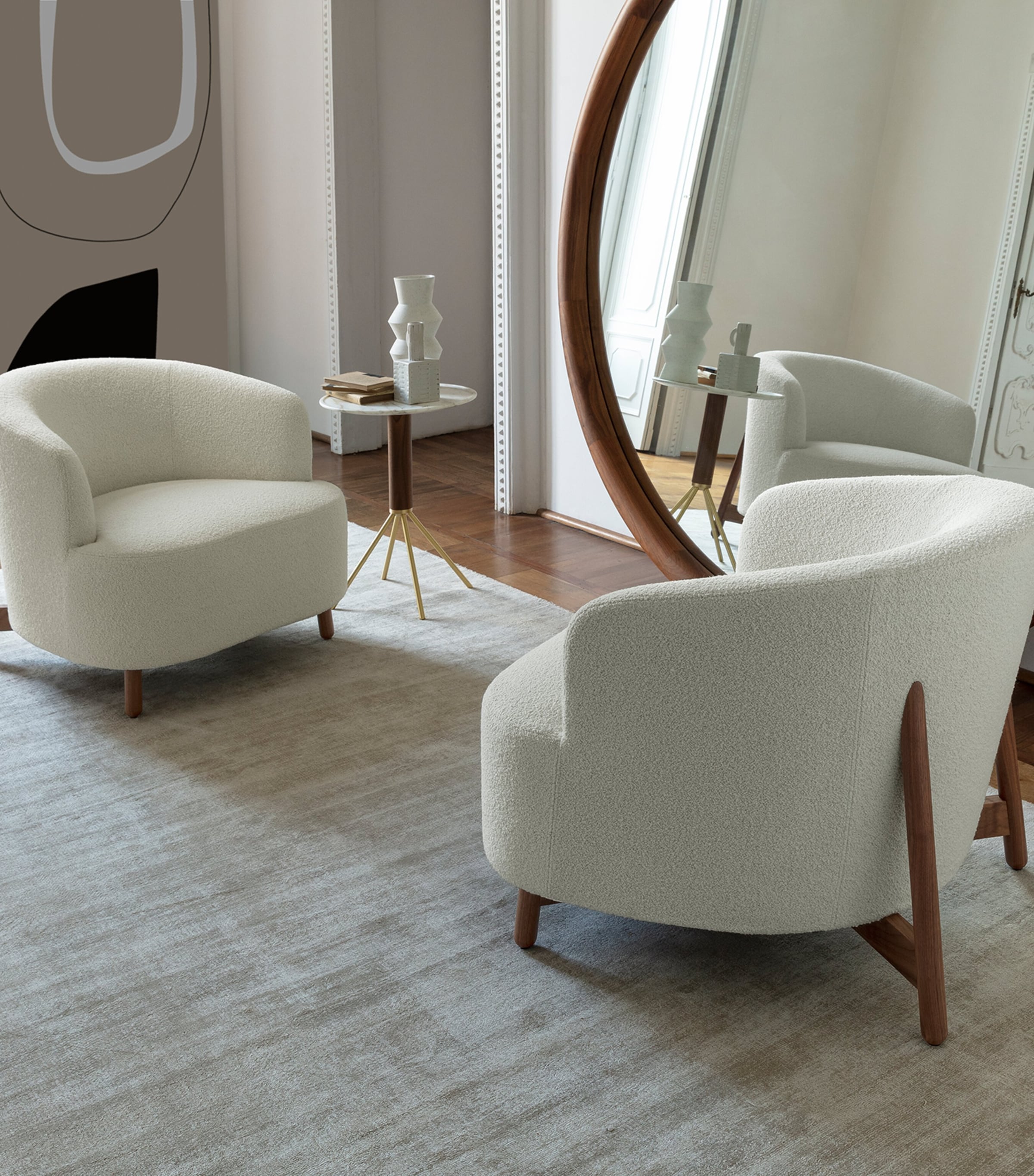 Walnut Copine Armchair WALNUT Image 3