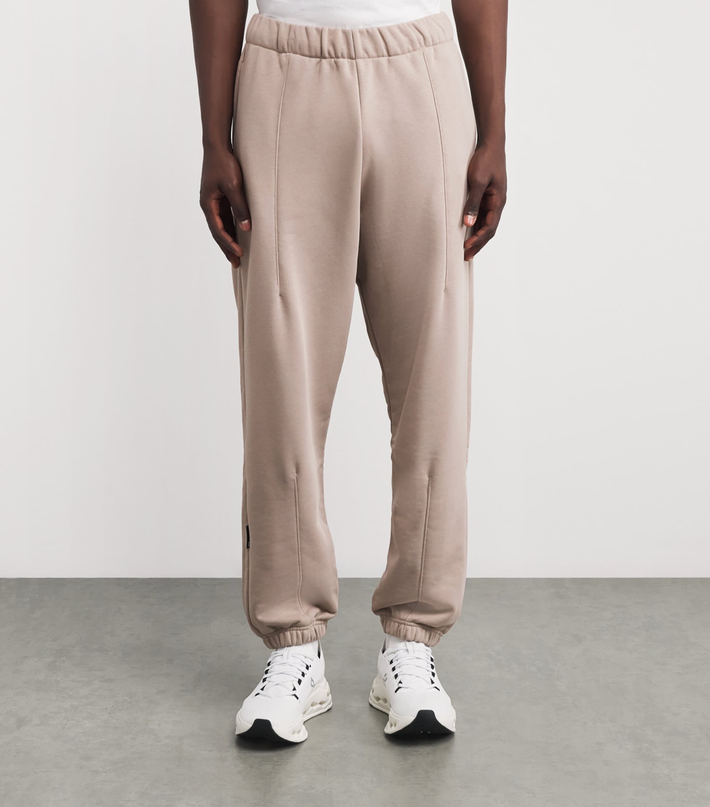 Cotton-Blend Club Sweatpants DESERT Image 3