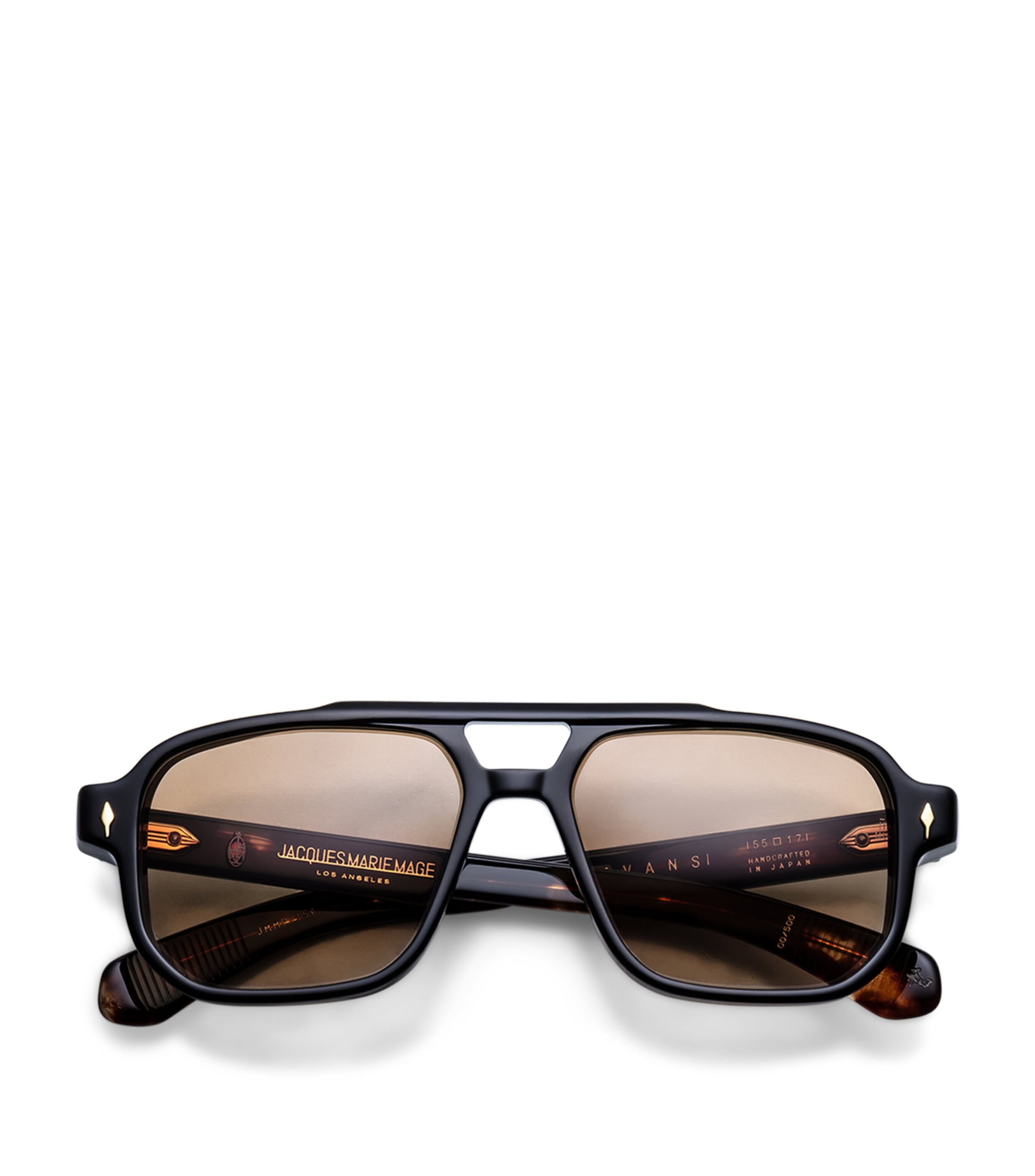 Jacques Marie Mage Evans Aviator Sunglasses Noir Image 1