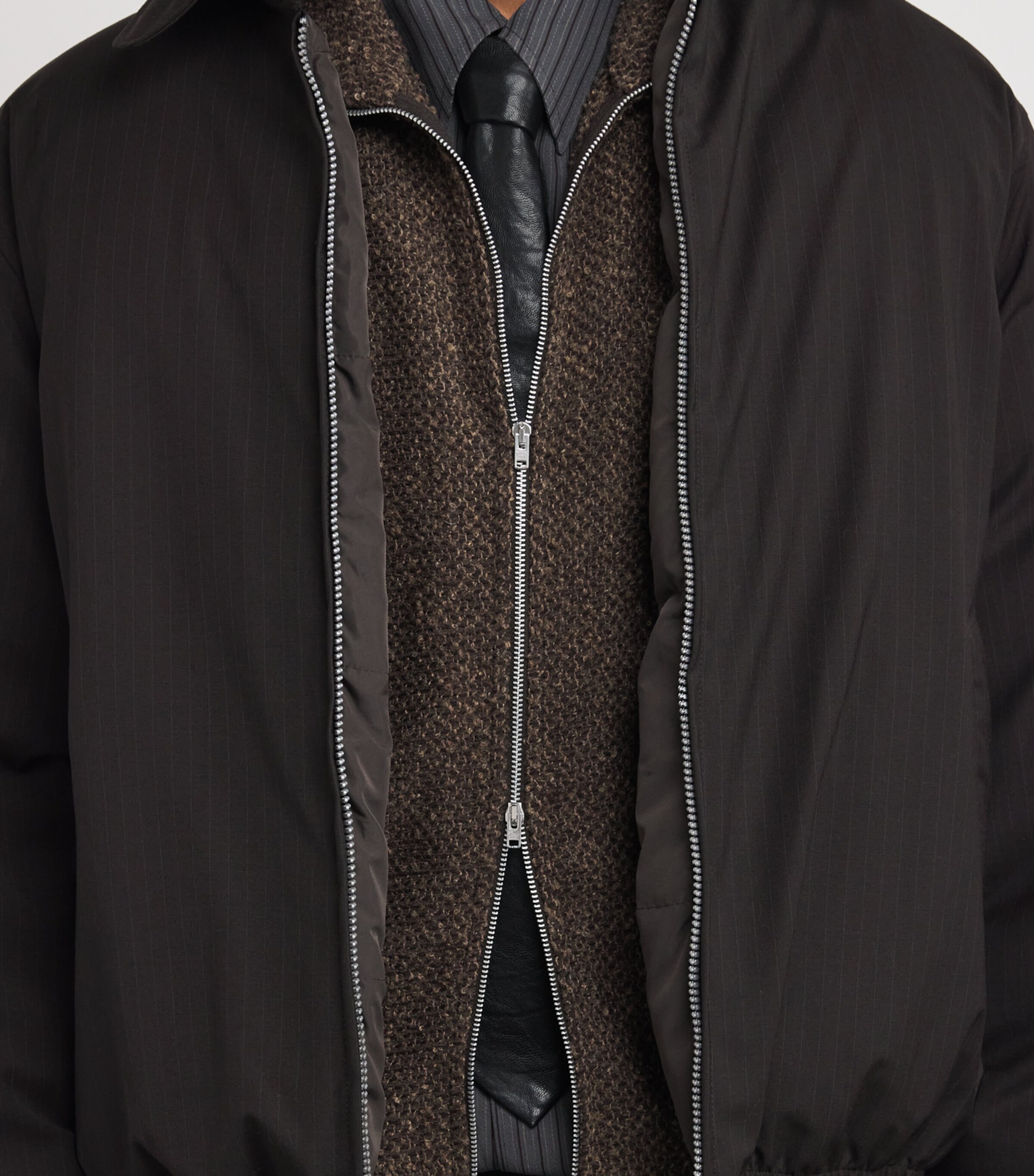 Our Legacy Real Fake Leather Tie Black Real Leather Image 2