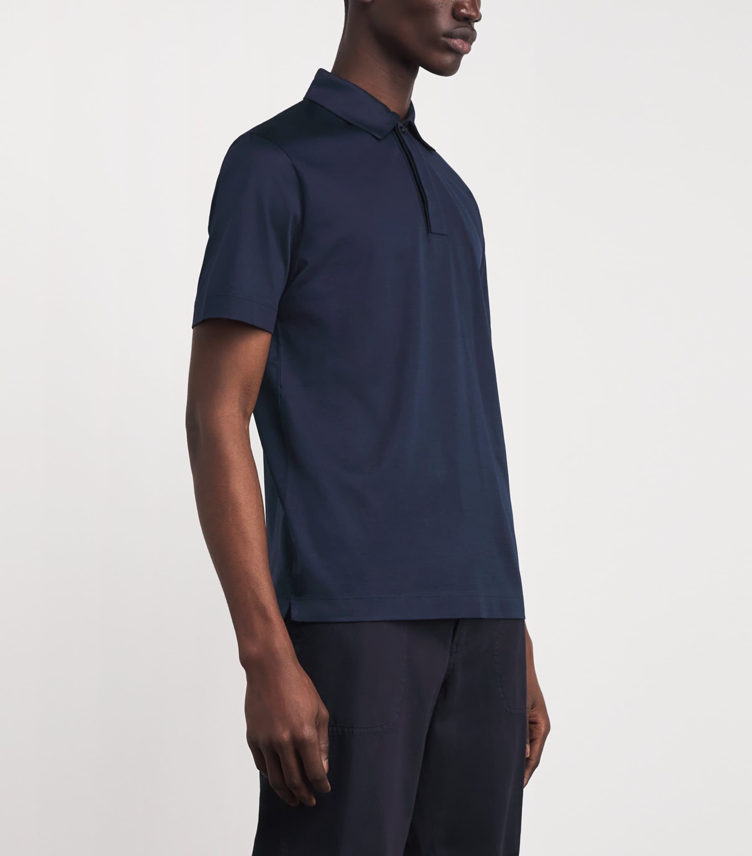 Mercerised Cotton Polo Shirt 300 Image 3