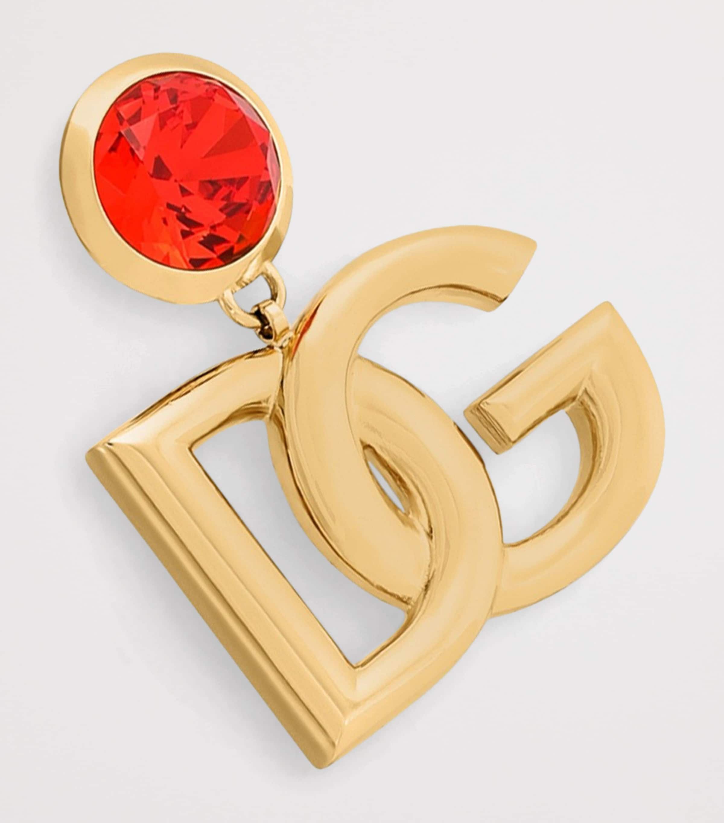 Dolce&Gabbana D&G Logo Earrings Arancione Image 3