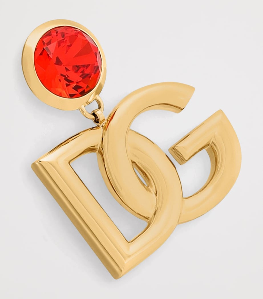 Dolce&Gabbana D&G Logo Earrings Arancione Image 3