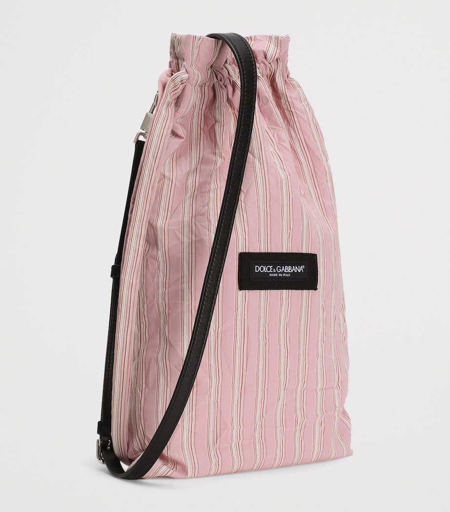 Dolce&Gabbana Froissé Stripe Cross-Body Bag Multicolor Pin Image 3