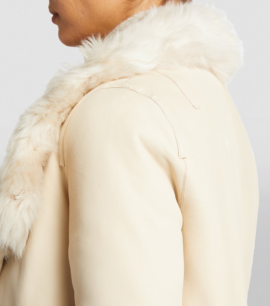 Reversible Shearling Jacket A1006 Image 6