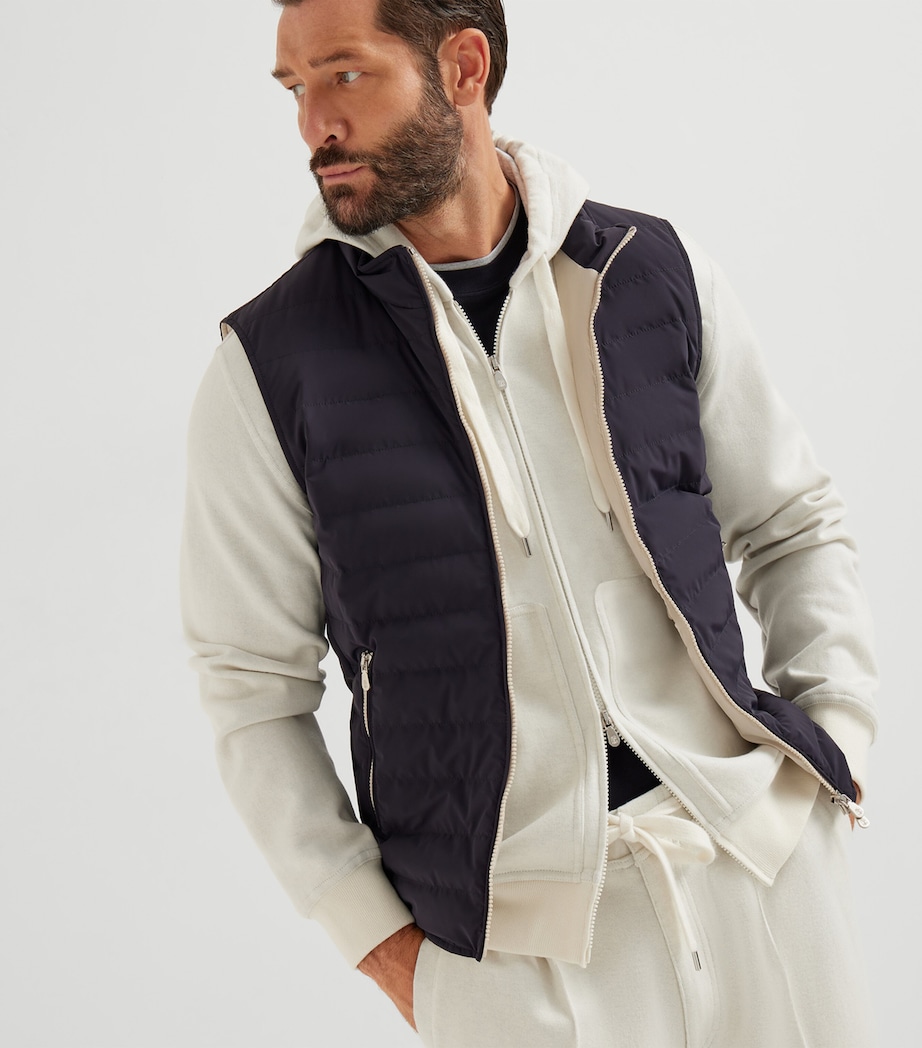 Bonded Taffeta Down Gilet CZV03 Image 2