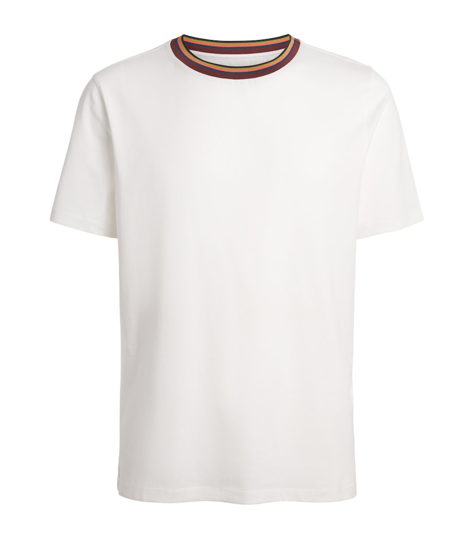 Paul Smith Mens Cotton Artistic Trim T-Shirt Image 1