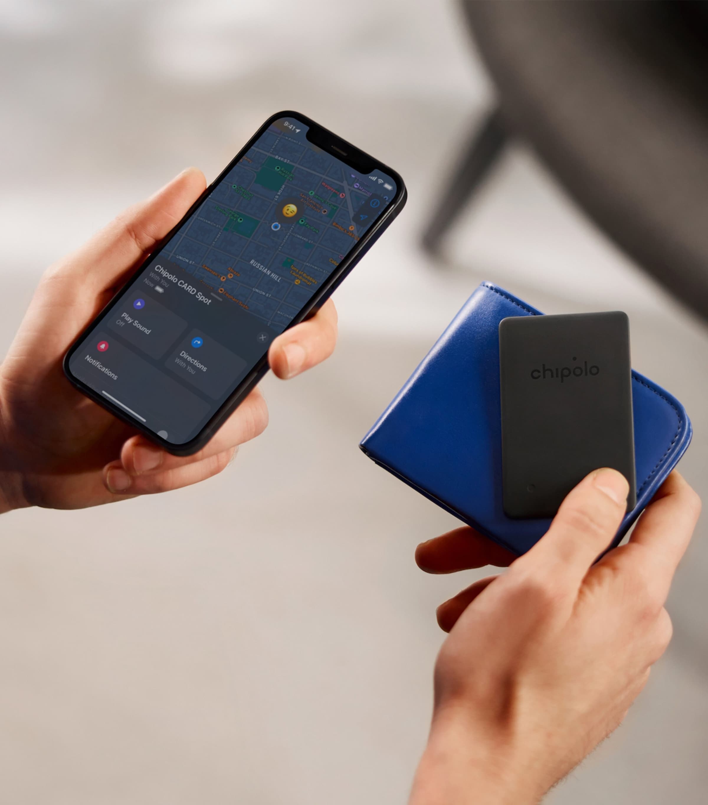 Card Spot Wallet Finder BLACK Image 5