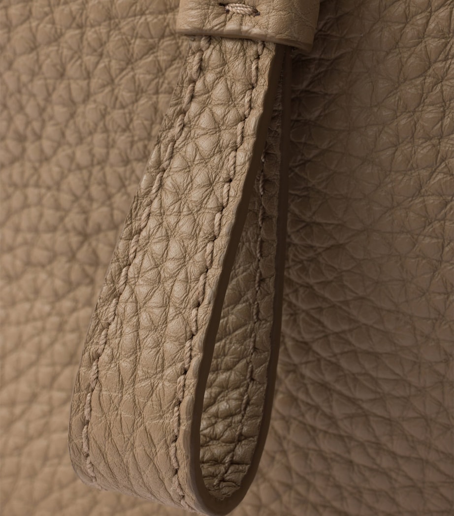 Small Leather Top-Handle Bag F0MUH Image 5