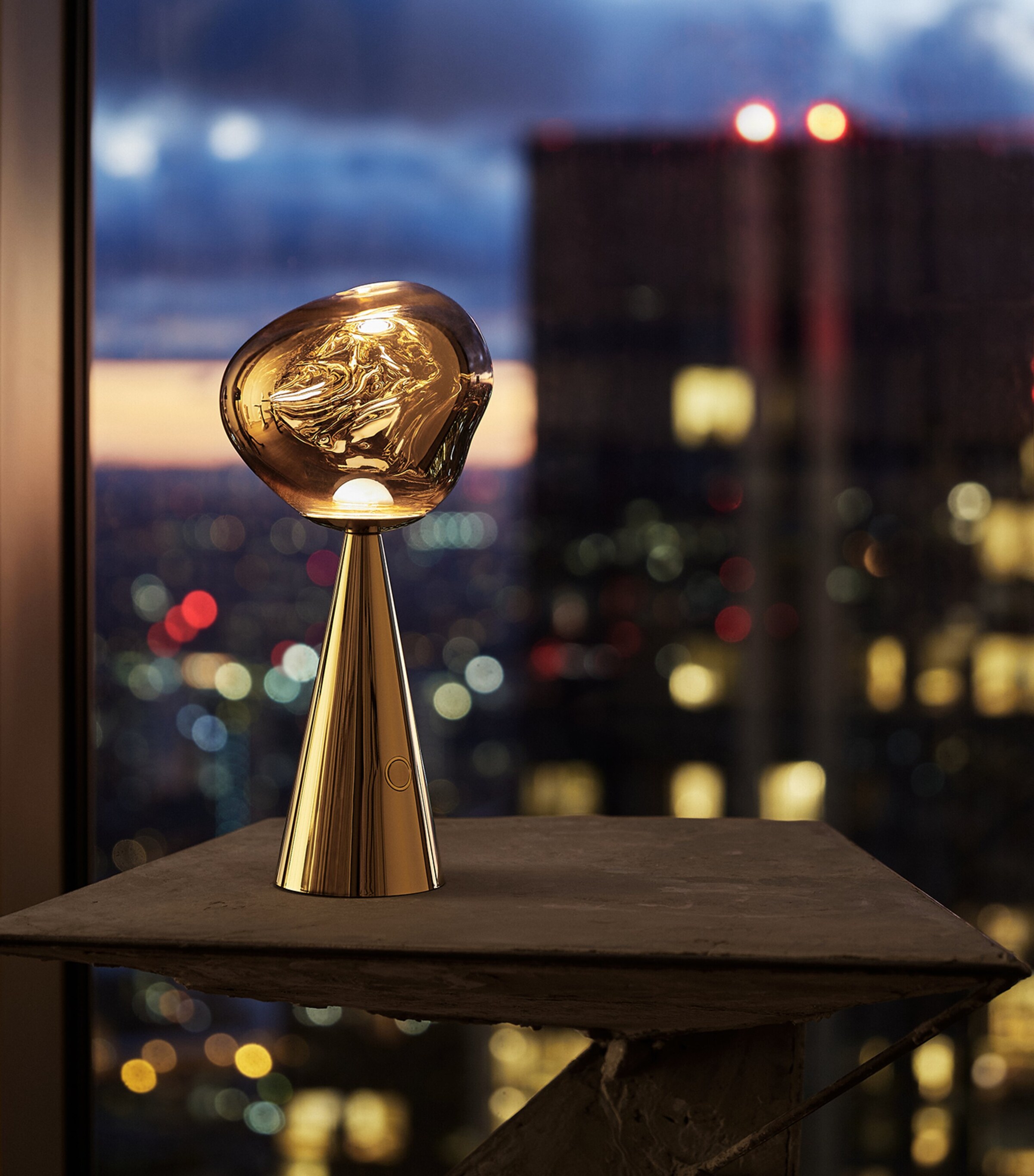 Tom Dixon Portable Melt Table Lamp Gold Image 9