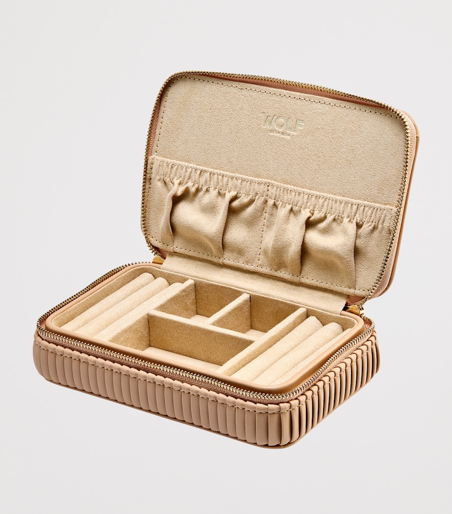 WOLF Bella Jewellery Zip Case Mocha Image 3