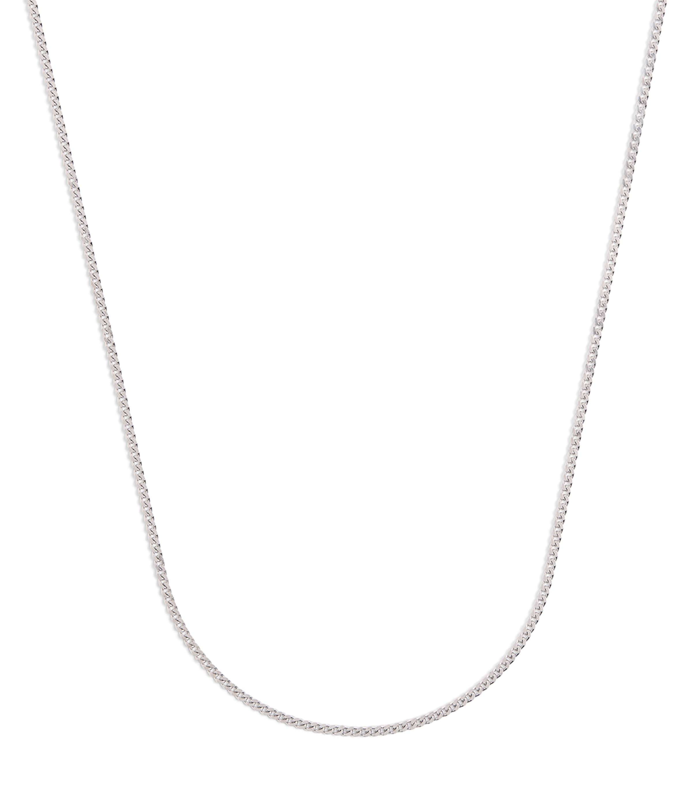 Astrid & Miyu White Gold Bold Miyu Necklace White Gold Image 1