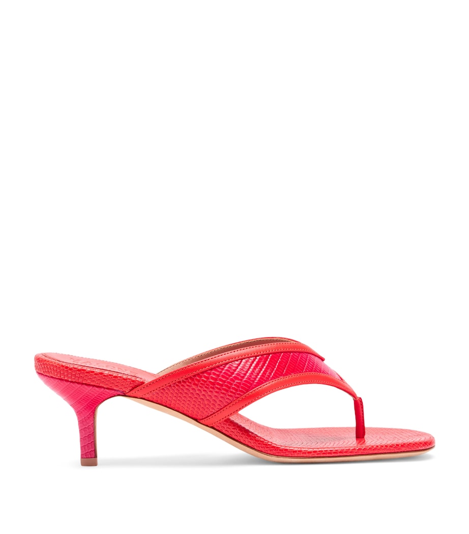 Malone Souliers Leather Koko Thong Sandals 45 Marigold Image 1