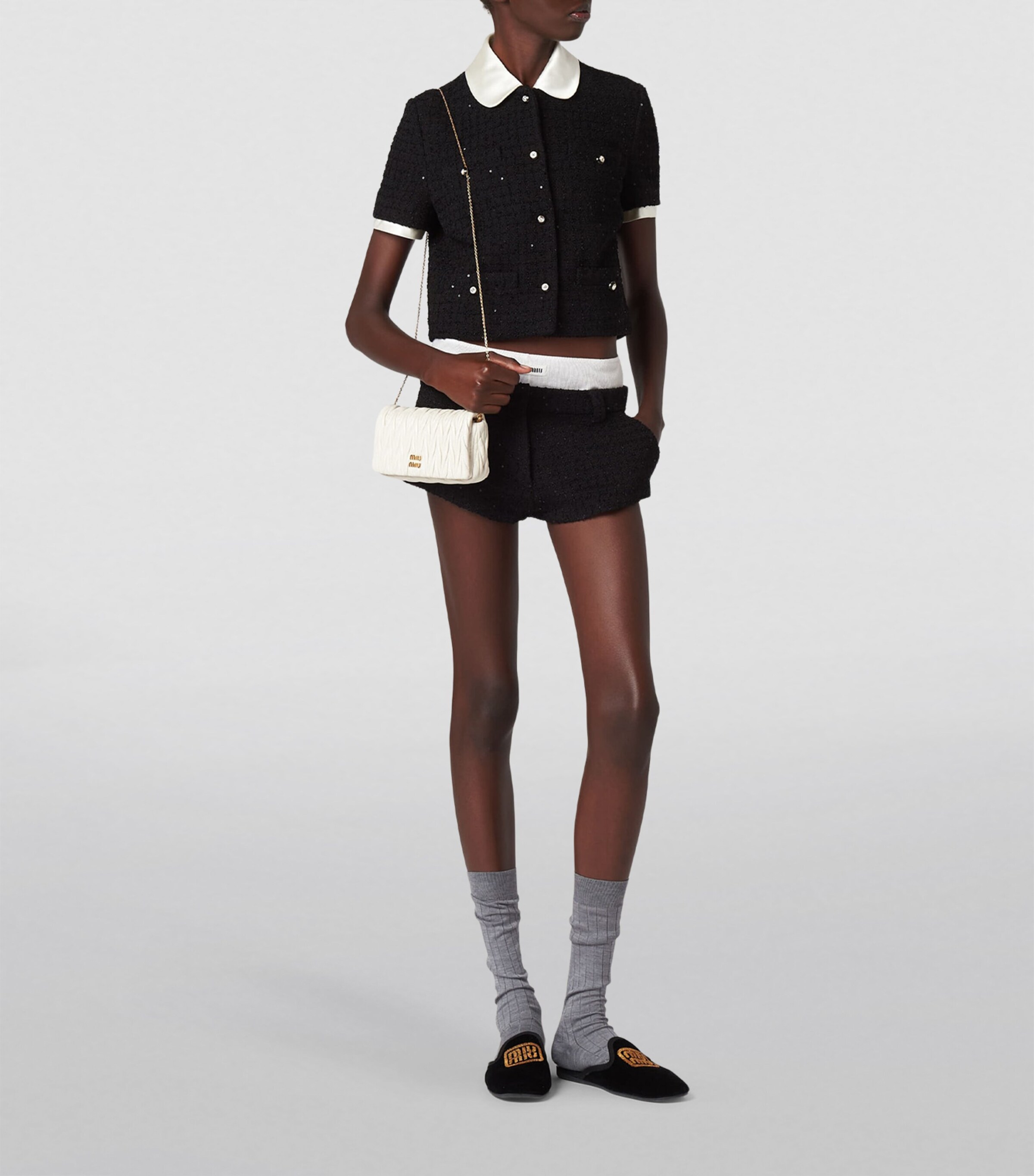 Miu Miu Mini Leather Matelassé Shoulder Bag Image 6