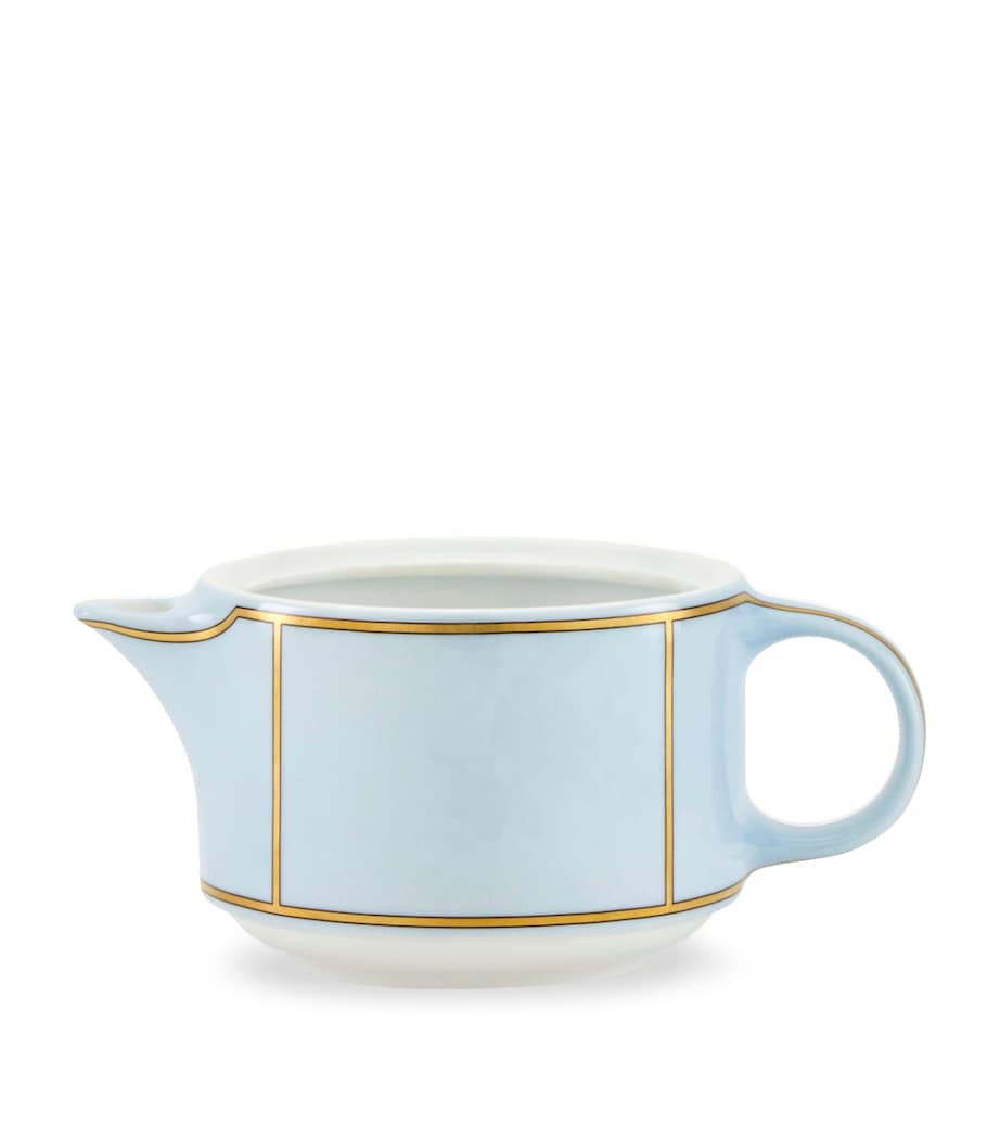 GINORI 1735 Porcelain Colonna Diva Celeste Milk Jug (300ml) Image 2