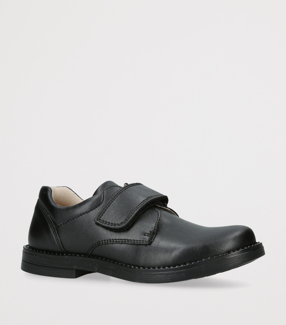 Leather George School Shoes BLACK Image 3