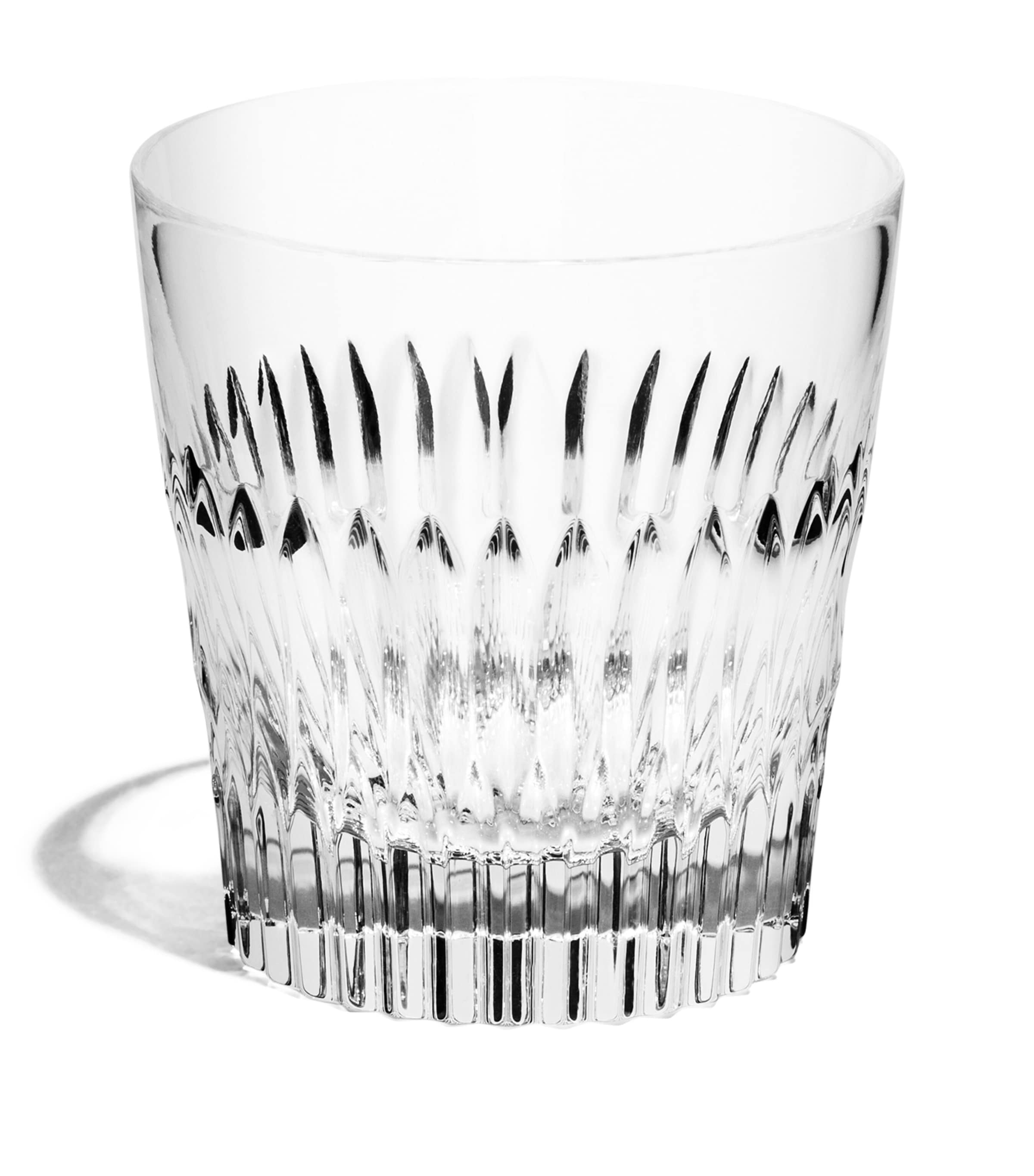 Richard Brendon Crystal Double Old Fashioned Tumbler In Transparent