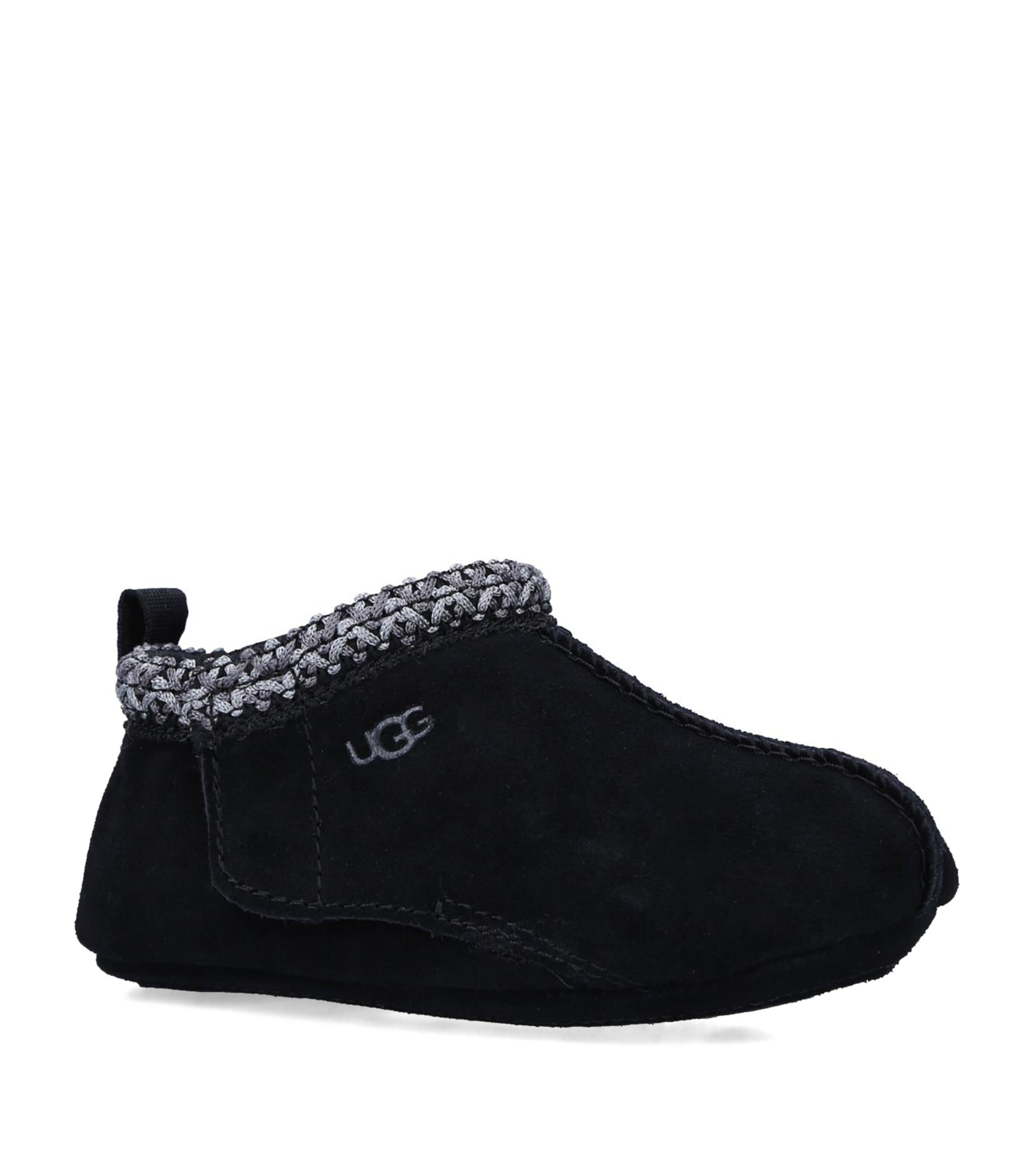 Suede Baby Tasman Slippers BLACK Image 3
