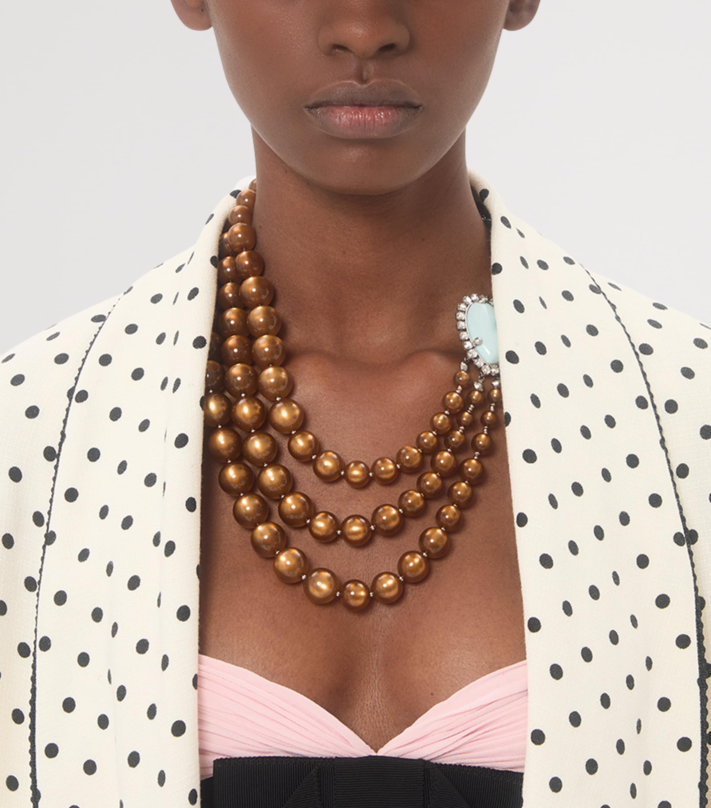 Embroidered Polka Dot Jacket R8E Image 6