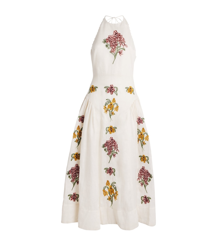 Linen Balsa Cordillera Midi Dress MULTICOLOR Image 1