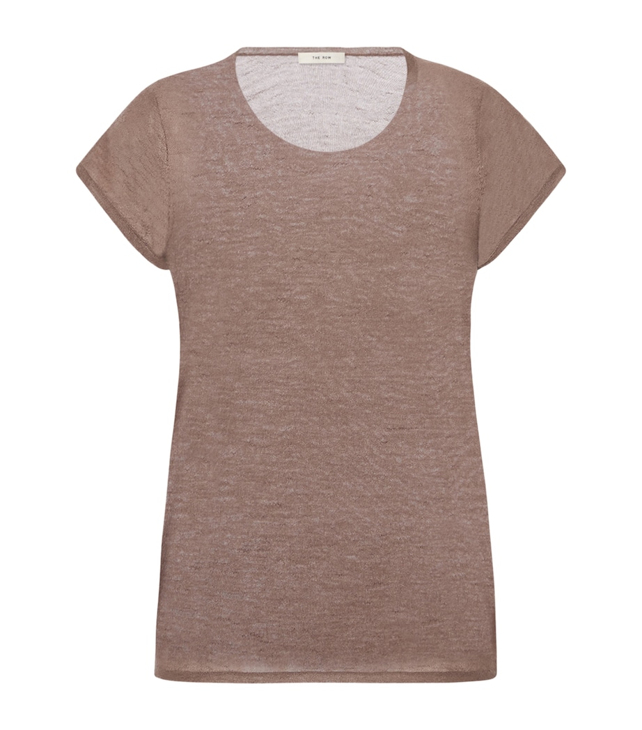 Keyla Cashmere T-Shirt KHAKI Image 1
